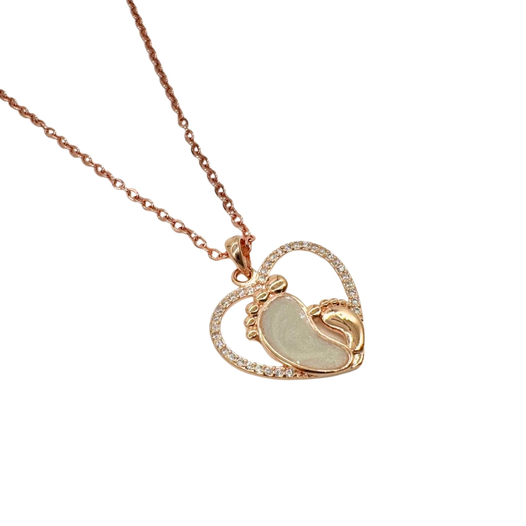 First Steps Heart Breastmilk Pendant