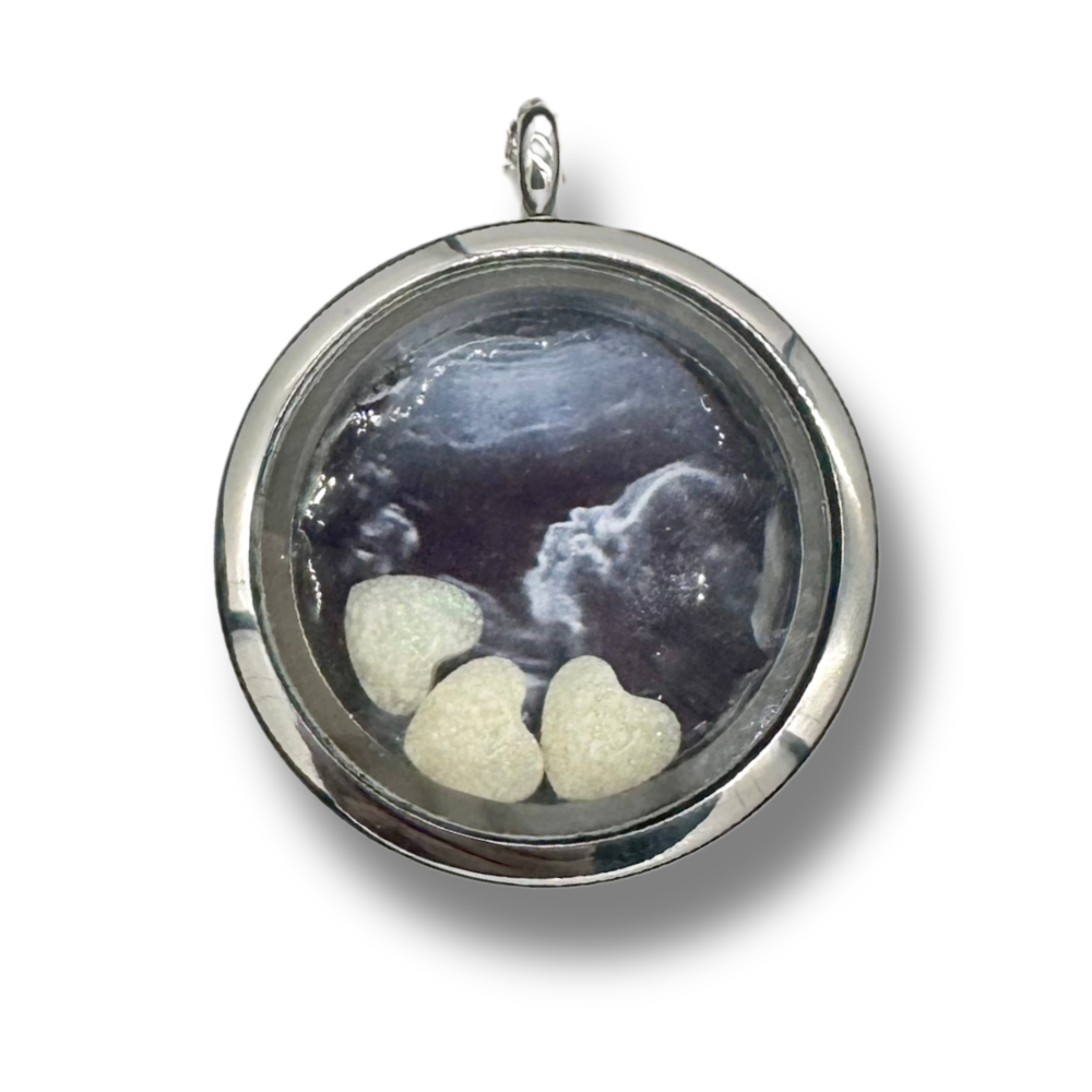 Signature Locket with Picture Background