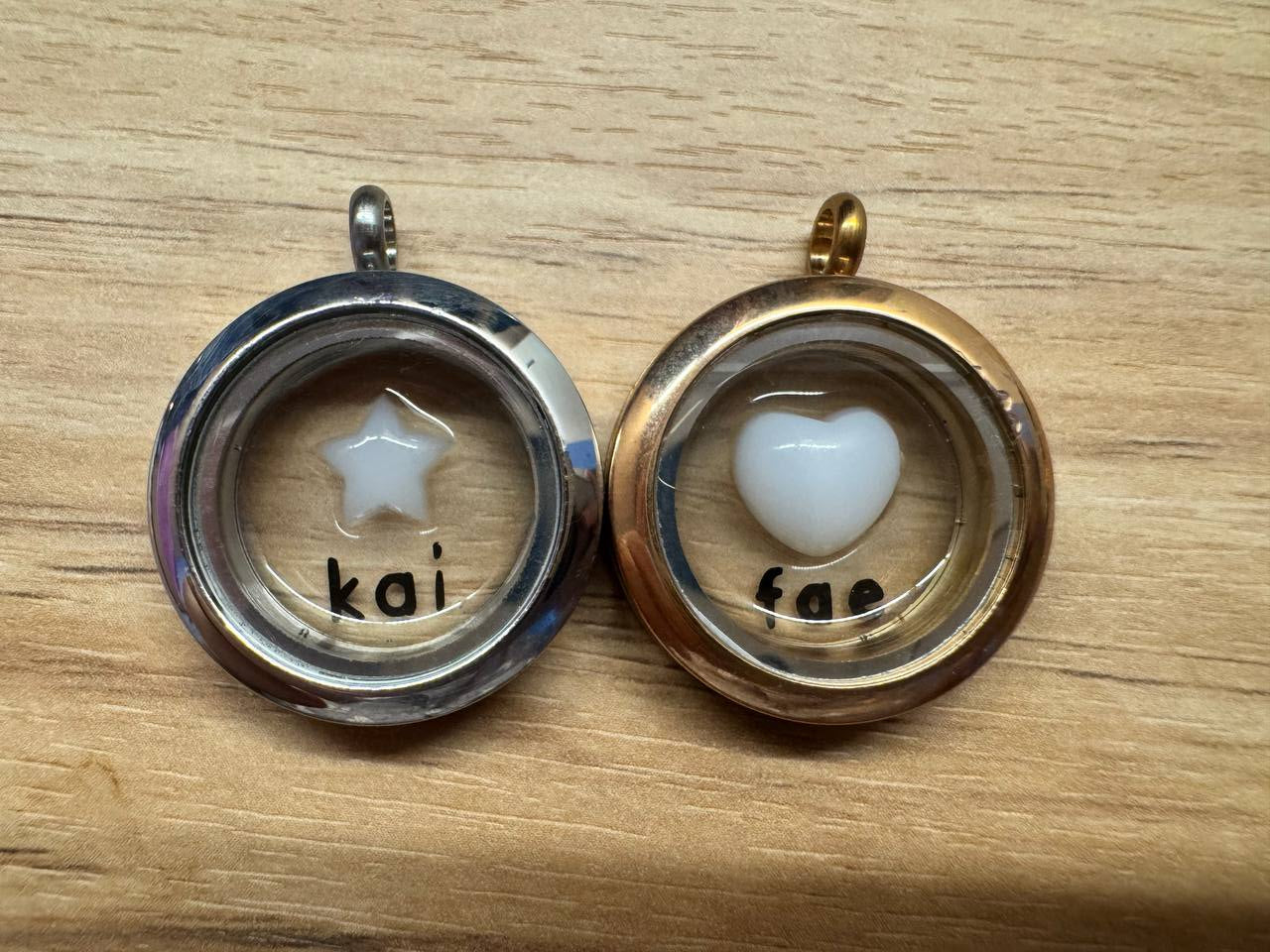 Petite Locket with Clear Background