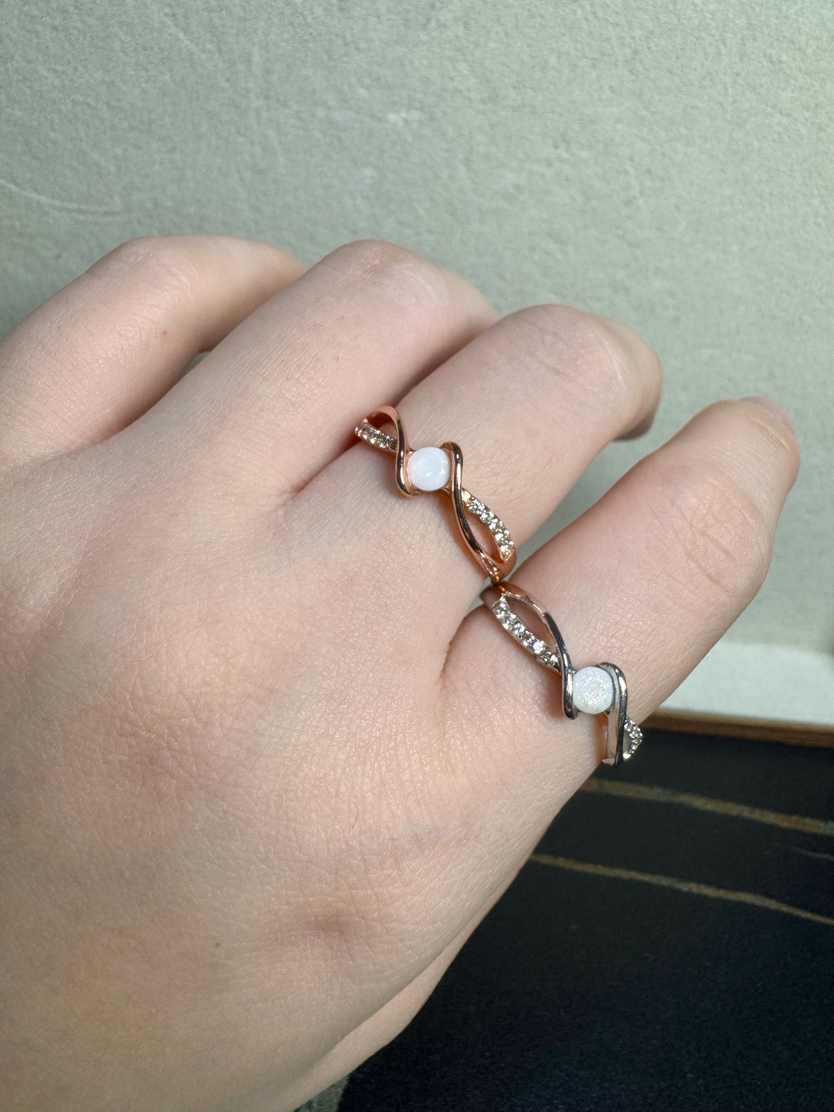 Sophie Solitaire Breastmilk Ring