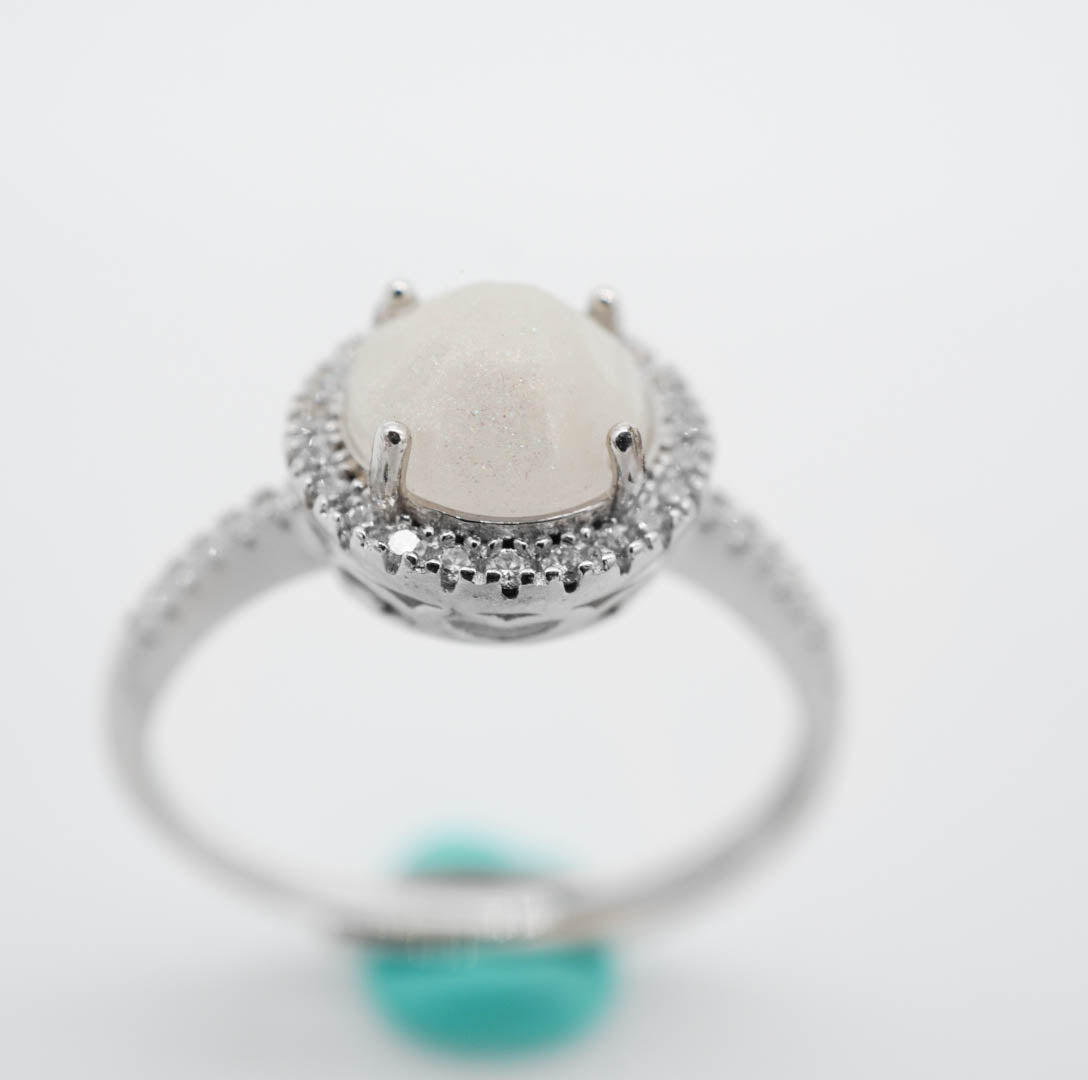 Classic Solitaire Breastmilk Ring