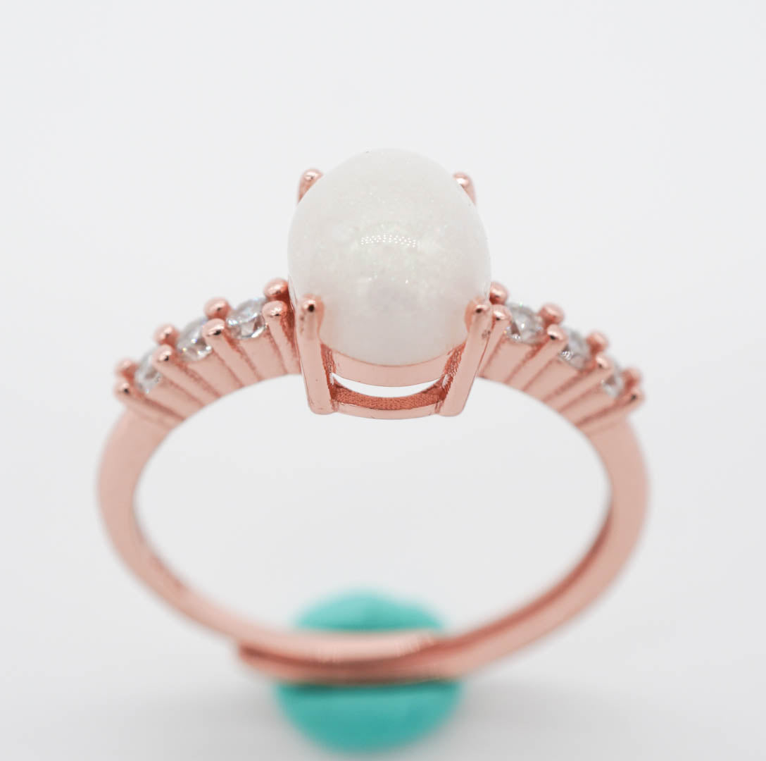 Auristelle Solitaire Breastmilk Ring
