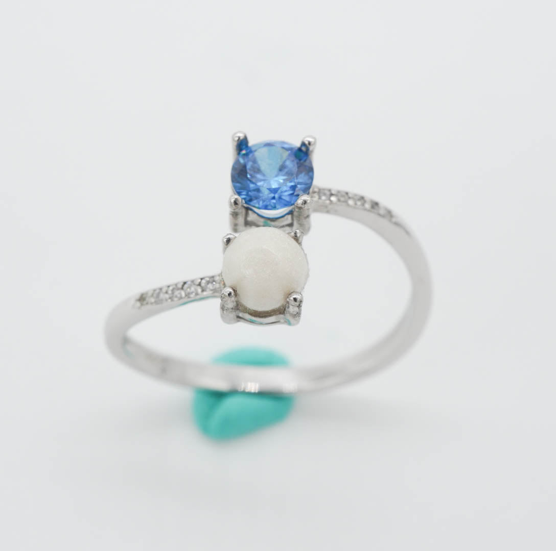 Signature Birthstone Breastmilk Ring
