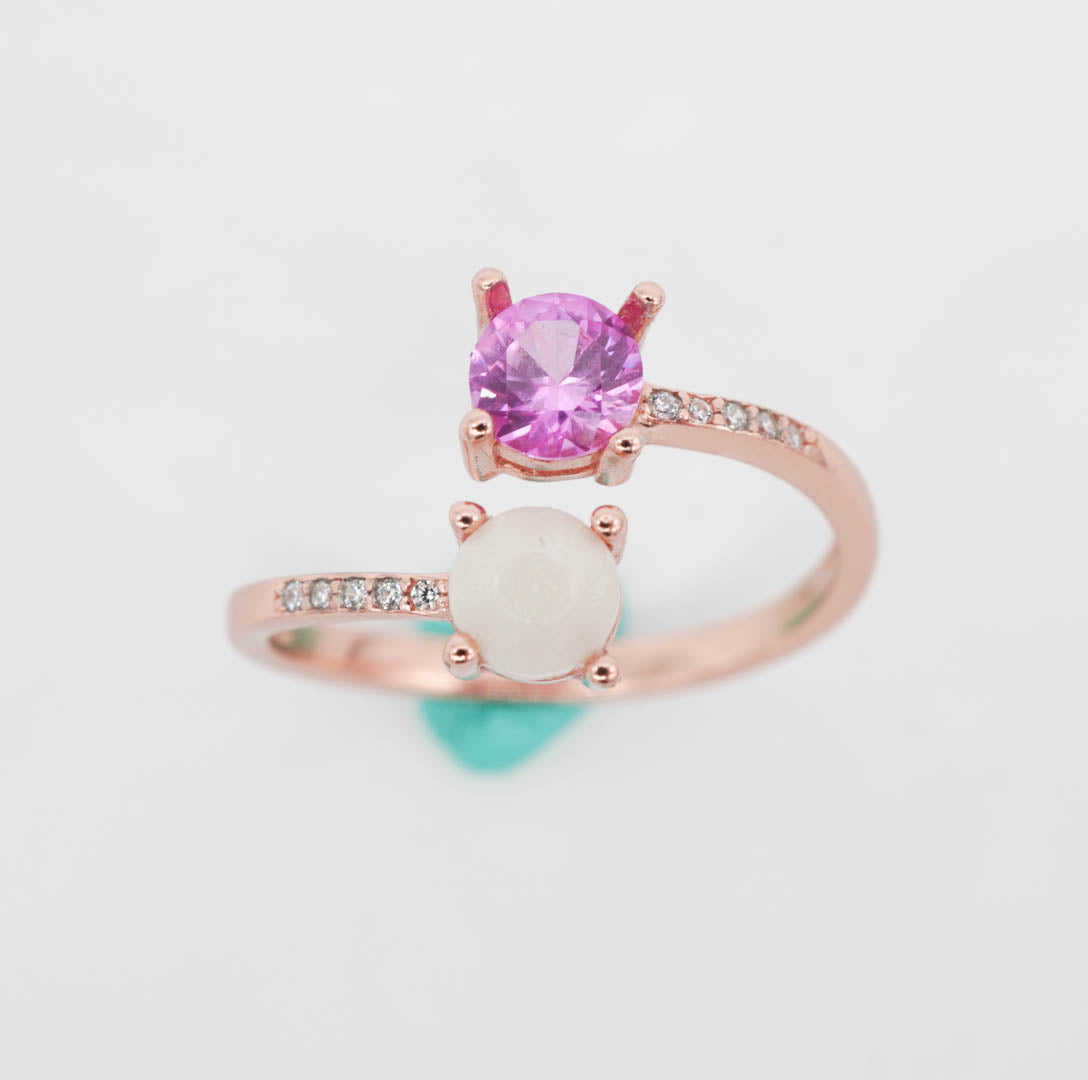 Signature Birthstone Breastmilk Ring