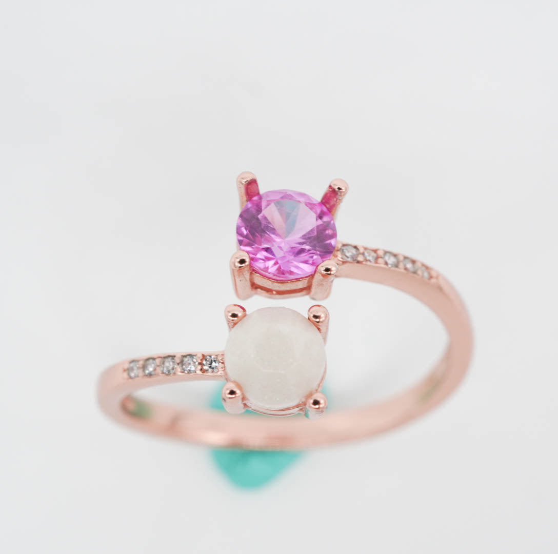 Signature Birthstone Breastmilk Ring