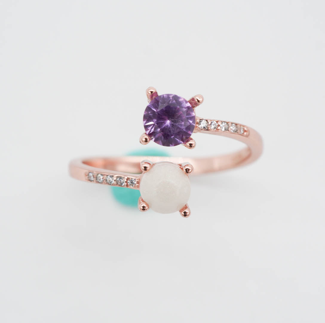 Signature Birthstone Breastmilk Ring