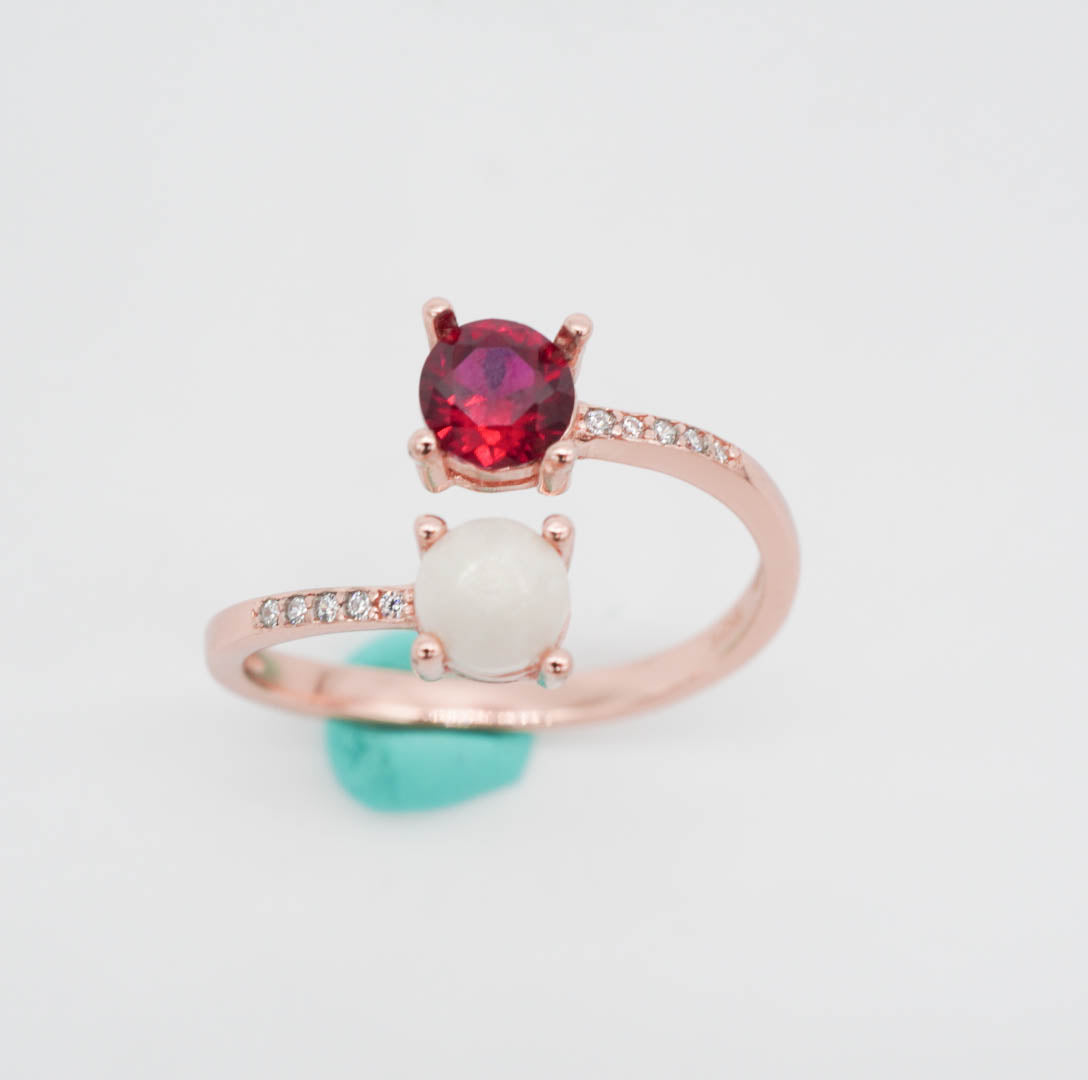 Signature Birthstone Breastmilk Ring