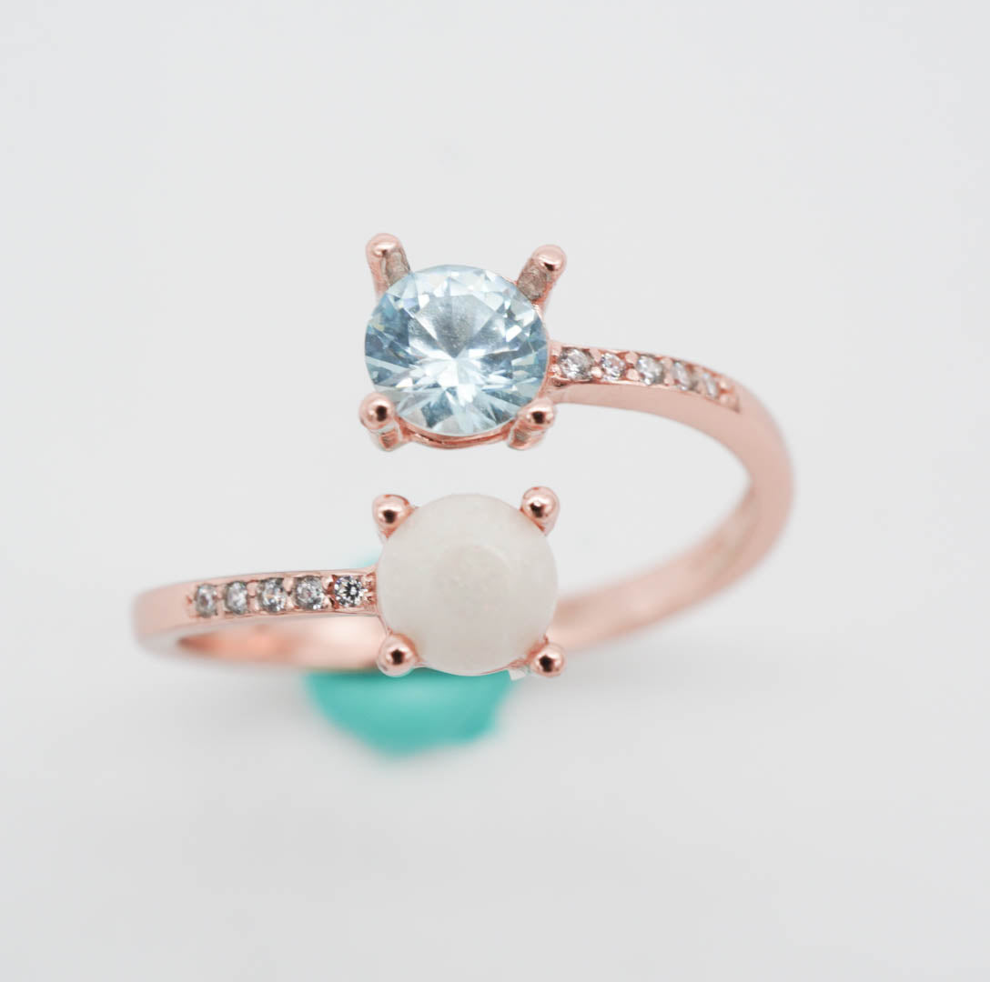 Signature Birthstone Breastmilk Ring