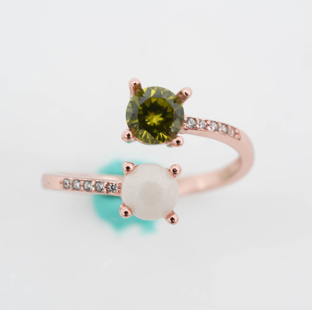 Signature Birthstone Breastmilk Ring