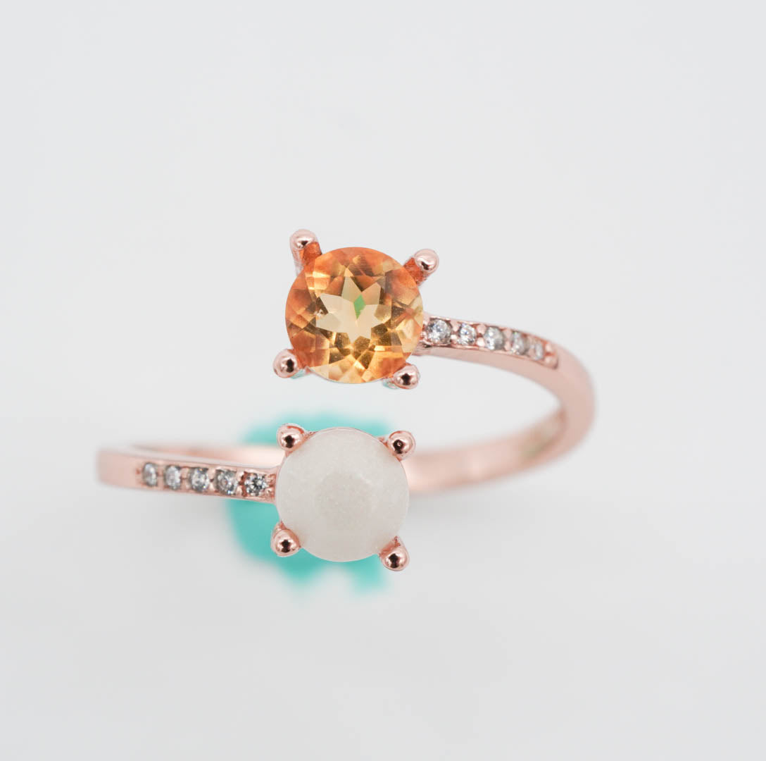 Signature Birthstone Breastmilk Ring