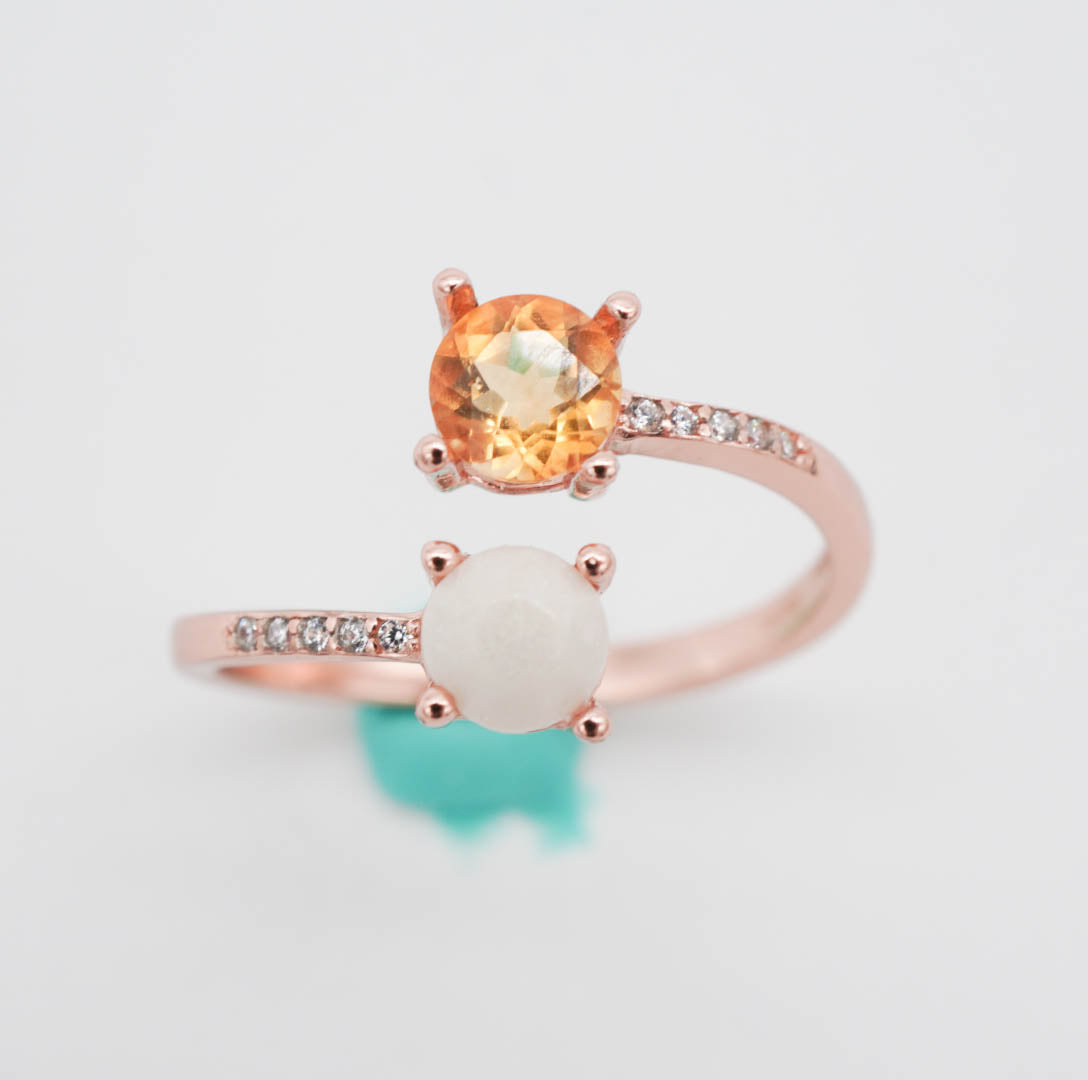Signature Birthstone Breastmilk Ring