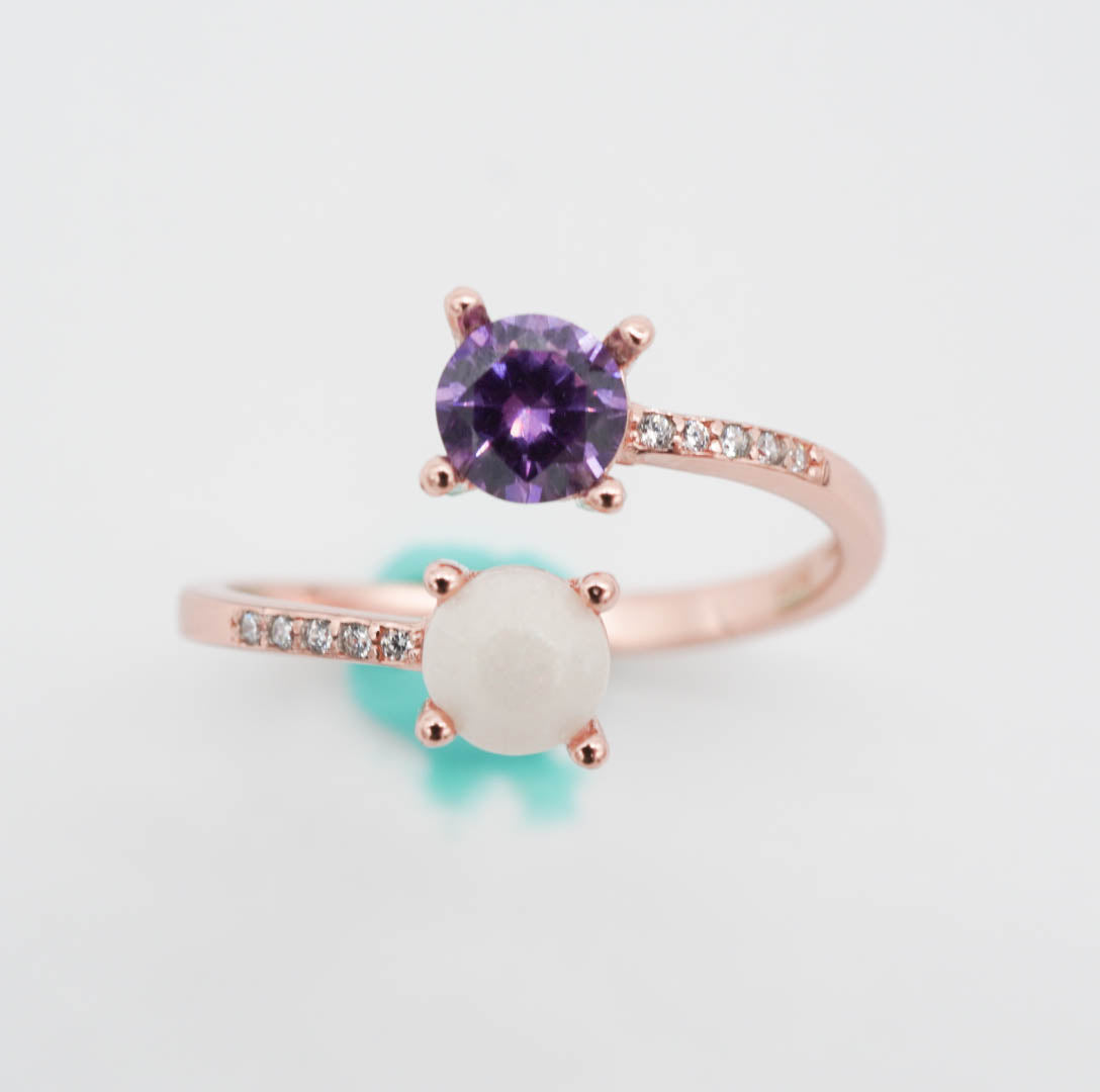 Signature Birthstone Breastmilk Ring