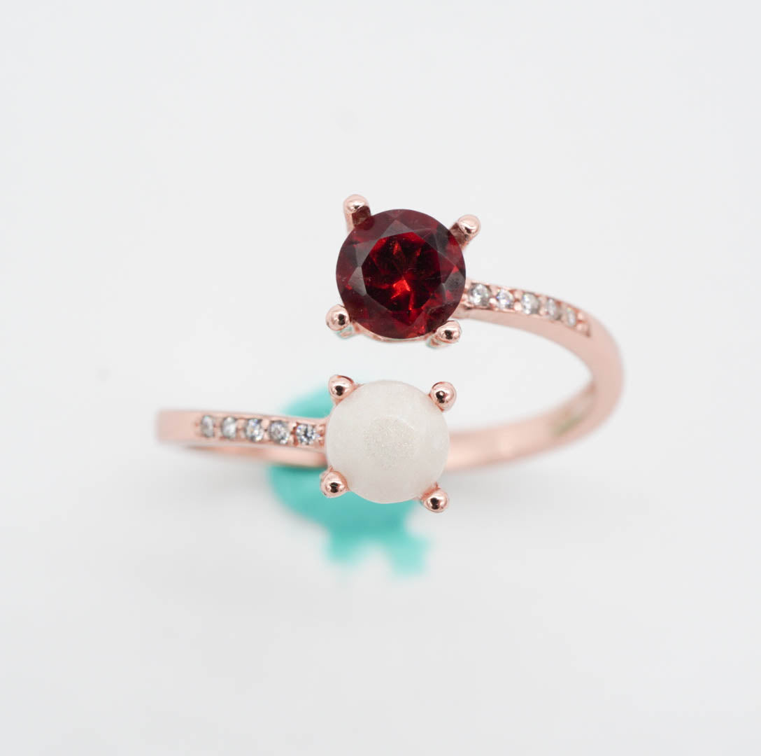 Signature Birthstone Breastmilk Ring