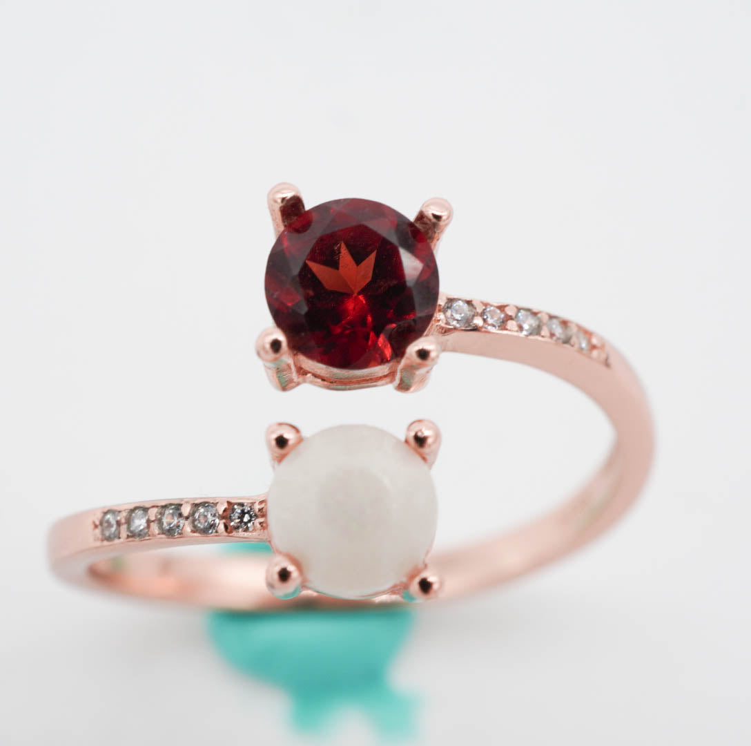 Signature Birthstone Breastmilk Ring