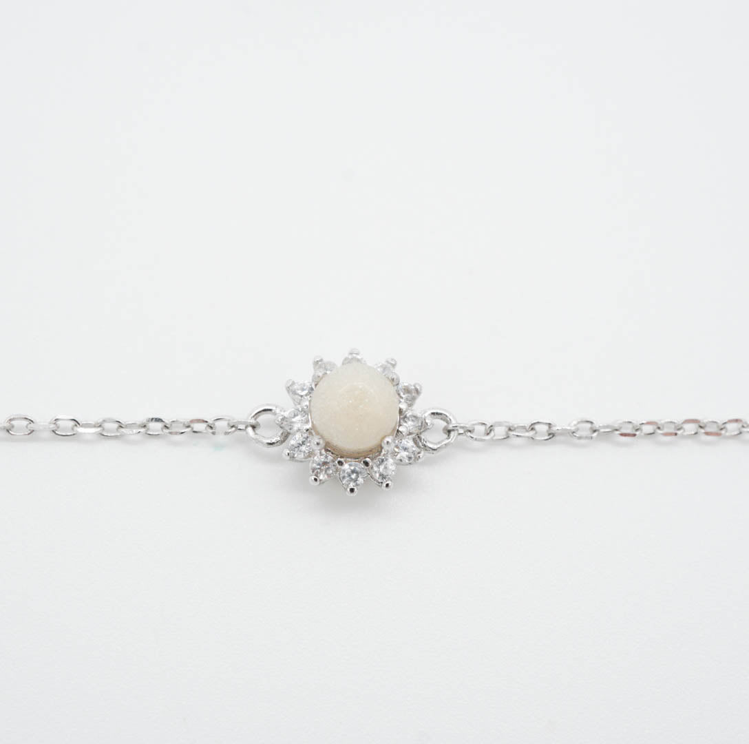 Stella Solitaire Breastmilk Bracelet