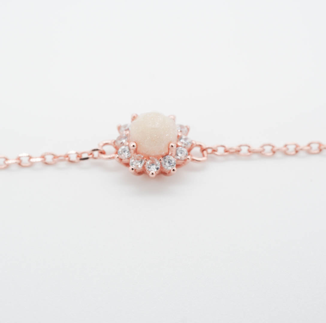 Stella Solitaire Breastmilk Bracelet