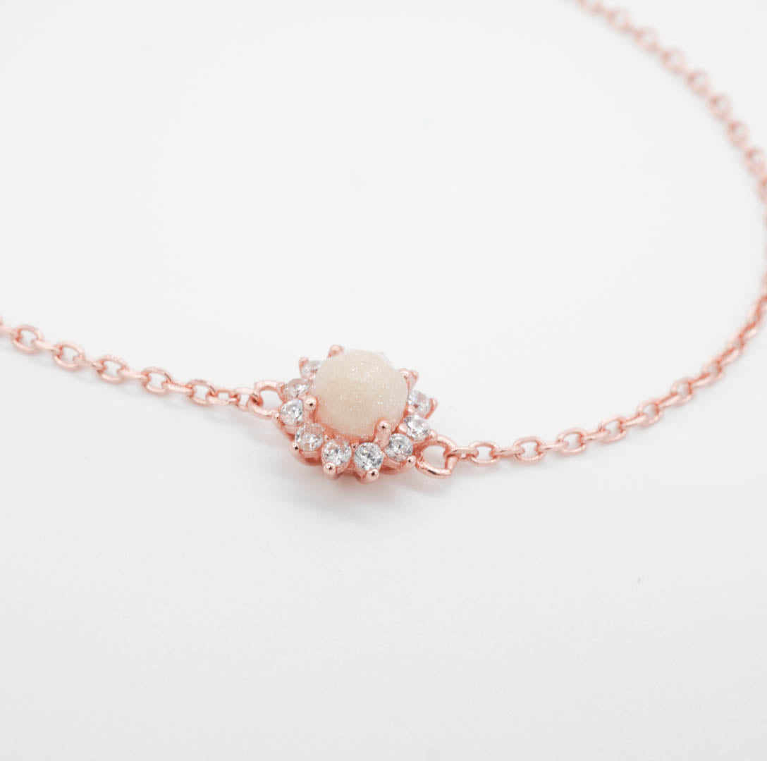 Stella Solitaire Breastmilk Bracelet