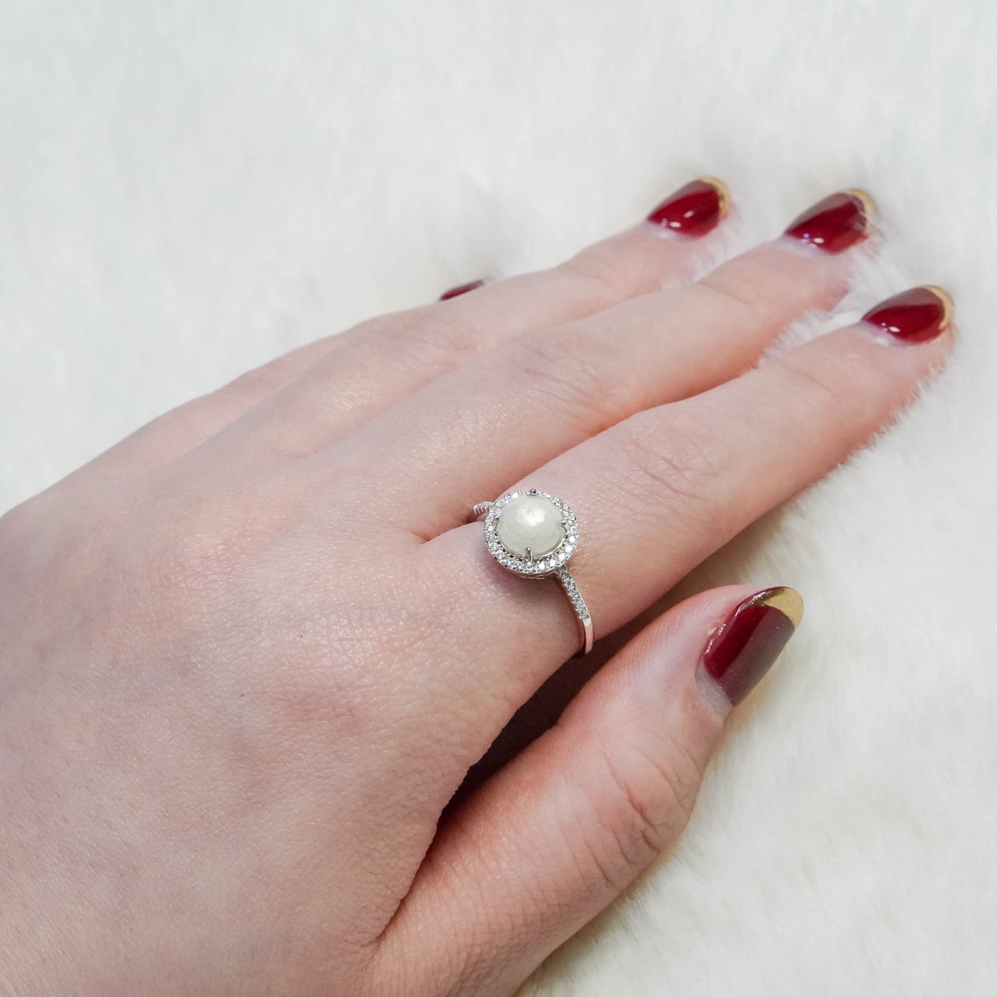 Classic Solitaire Breastmilk Ring