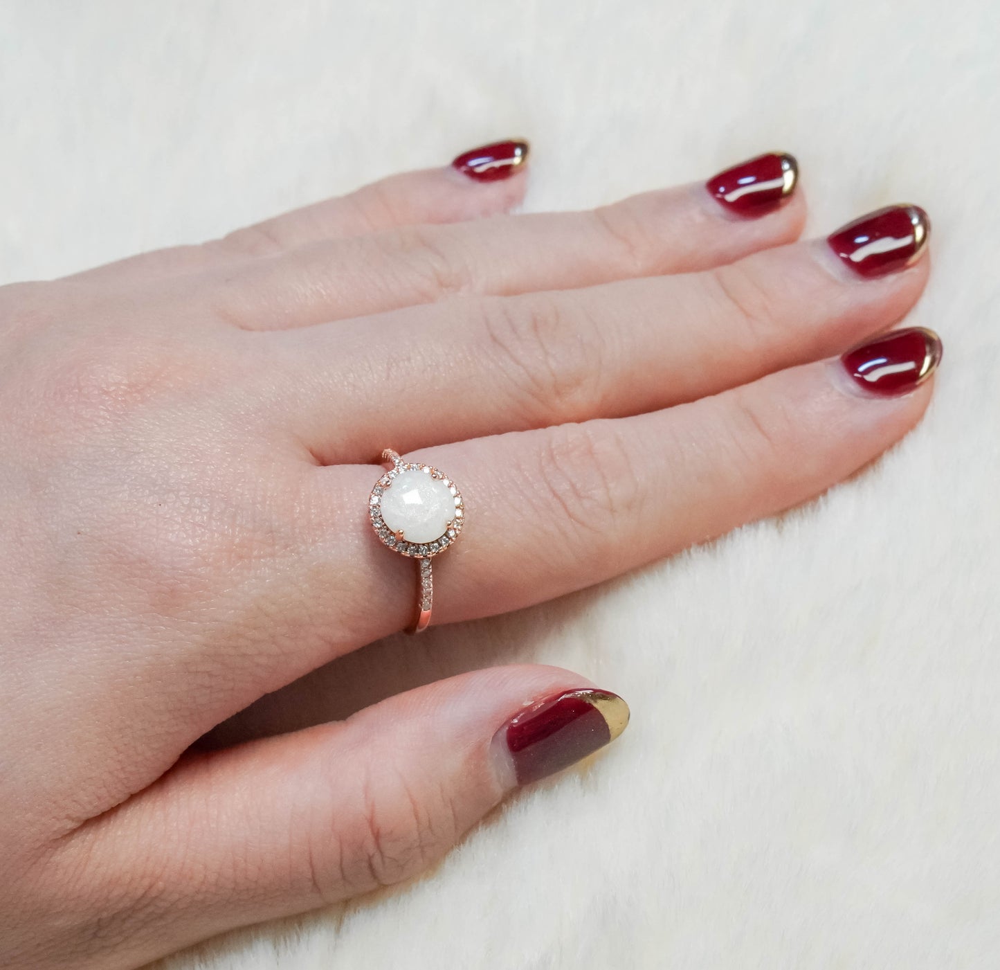 Classic Solitaire Breastmilk Ring