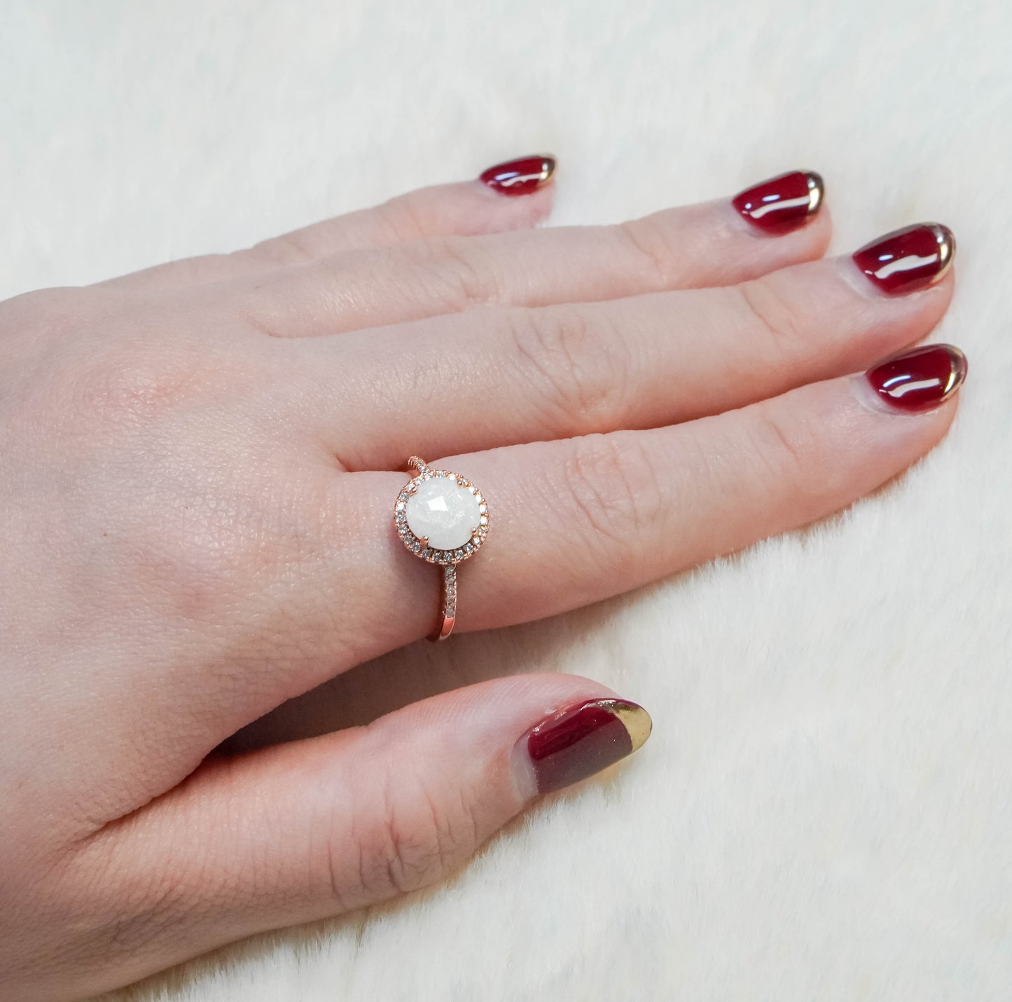 Classic Solitaire Breastmilk Ring