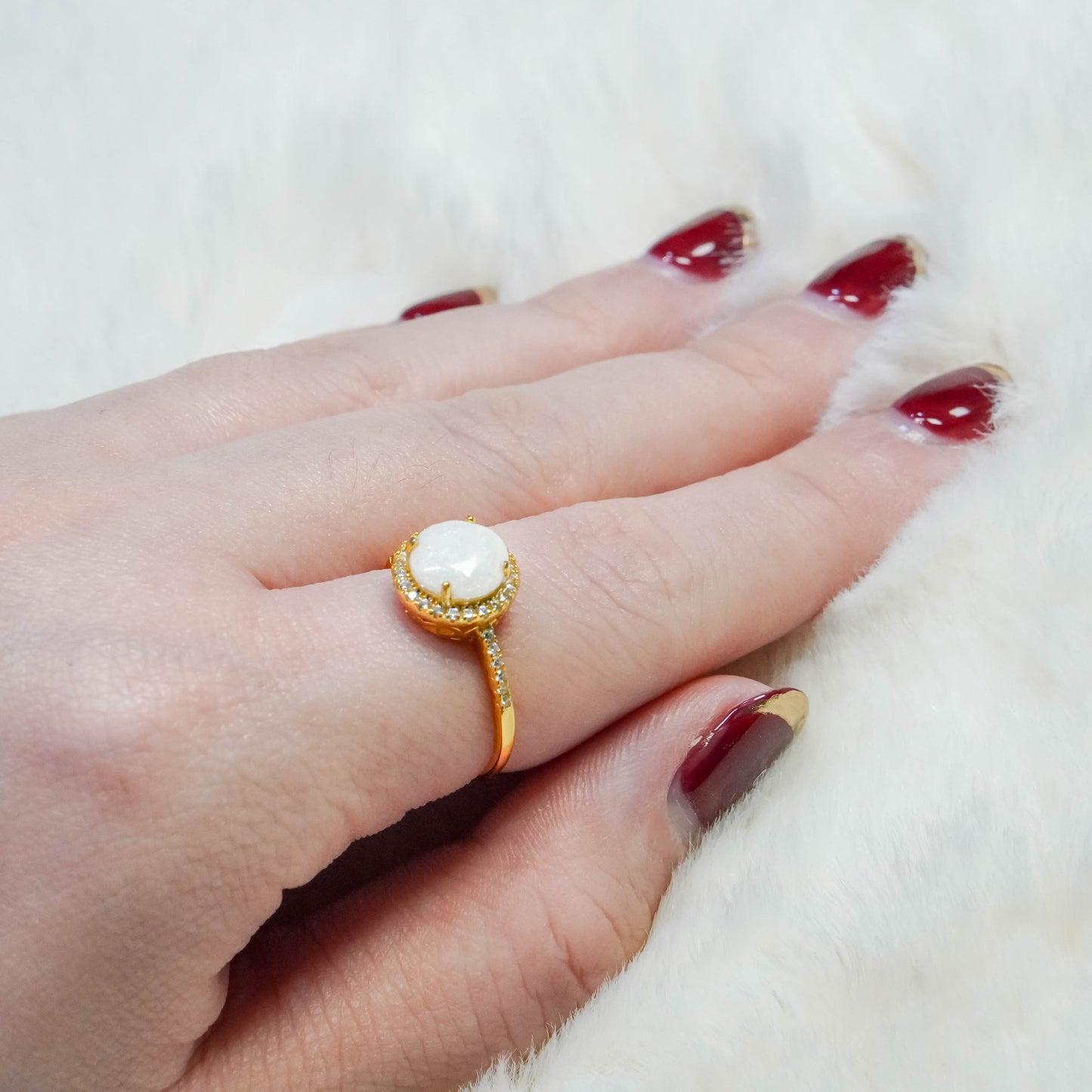 Classic Solitaire Breastmilk Ring