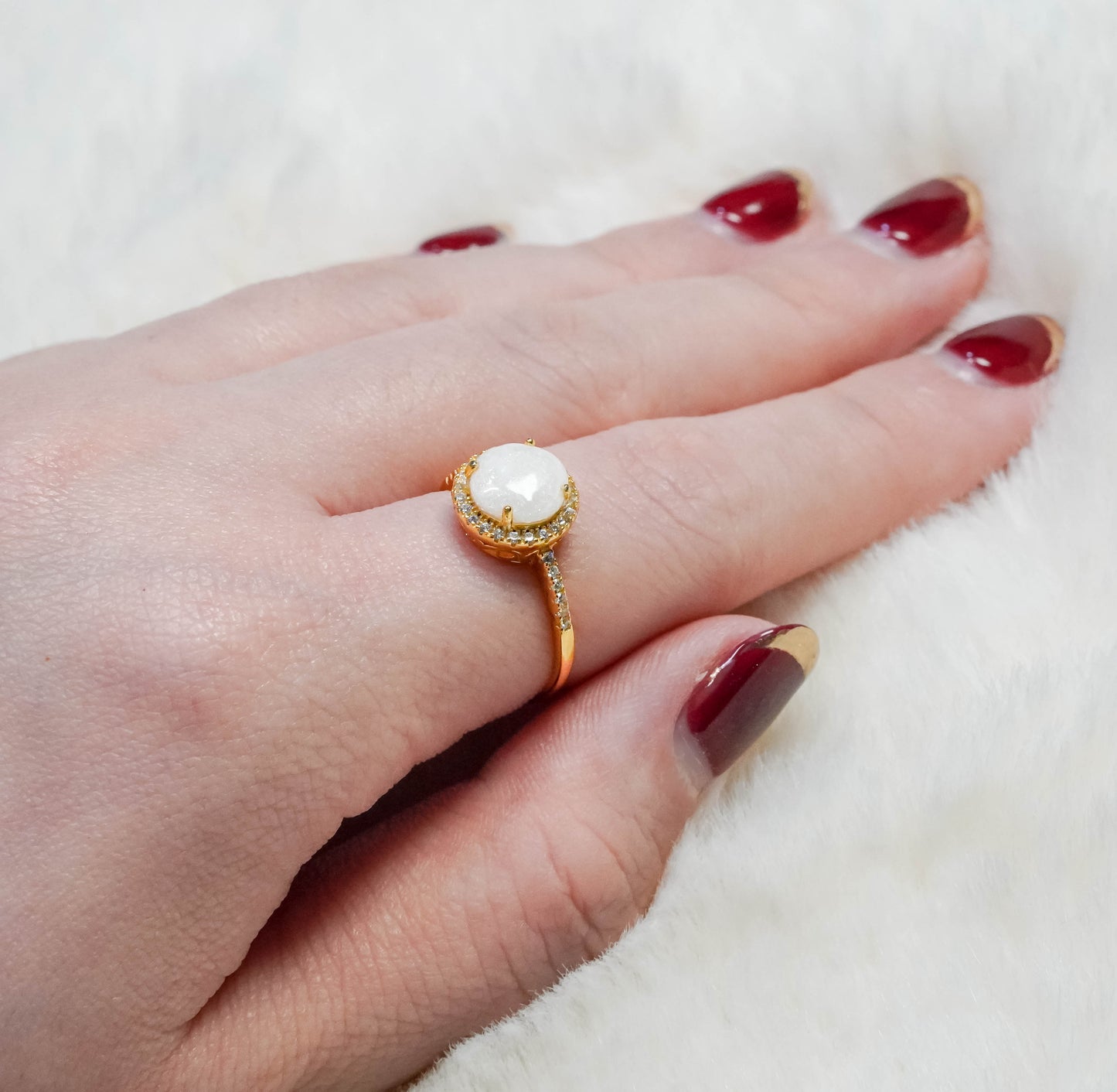 Classic Solitaire Breastmilk Ring