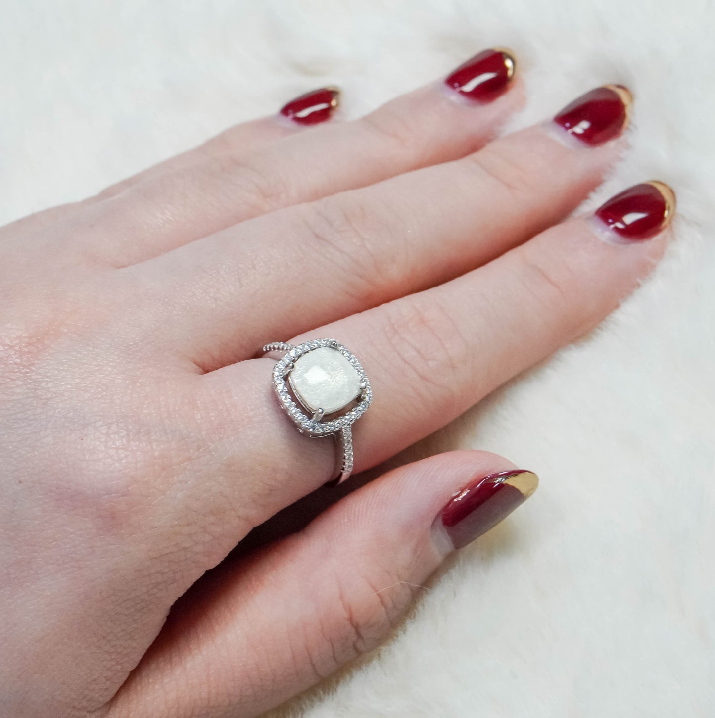 Princess Breastmilk Solitaire Ring