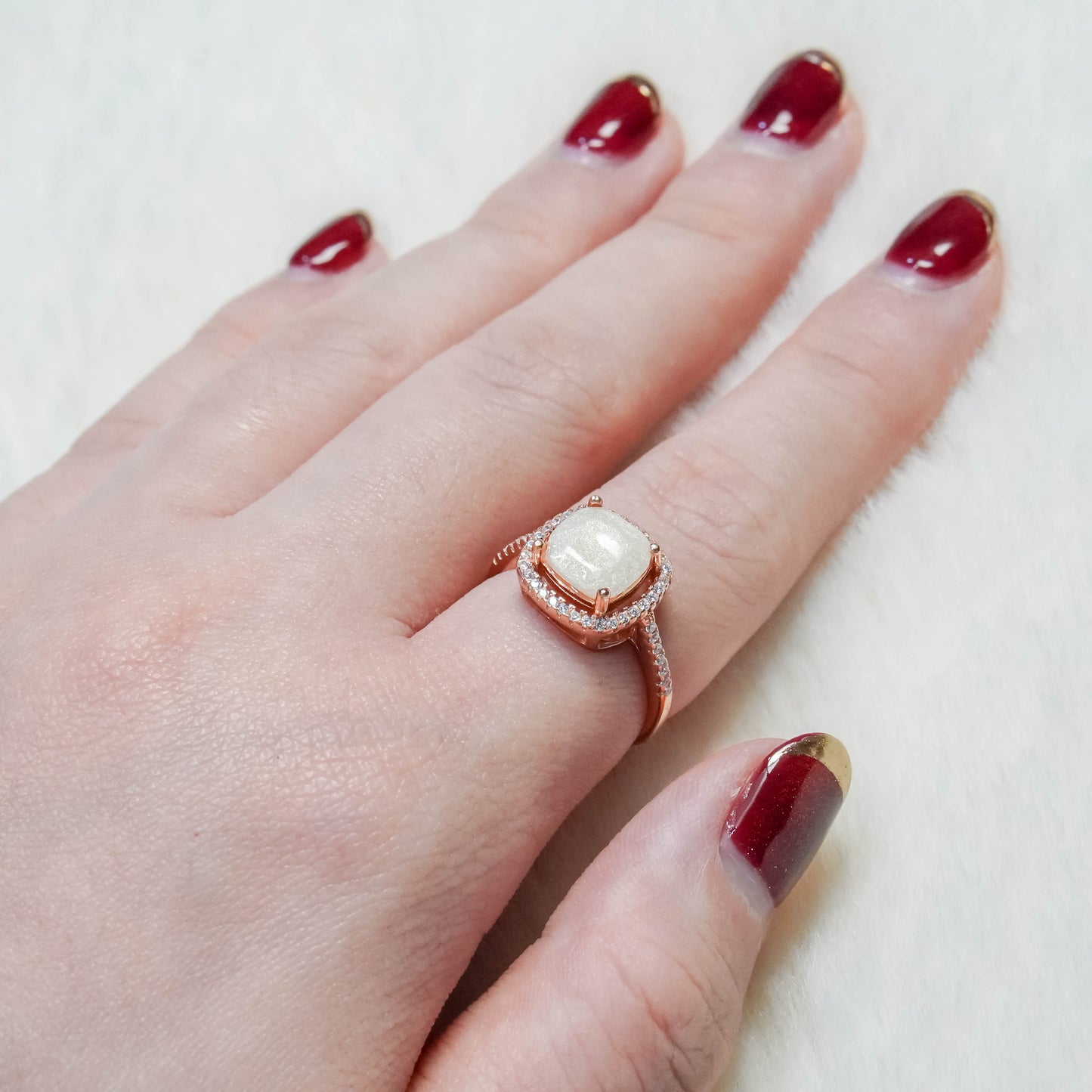Princess Breastmilk Solitaire Ring
