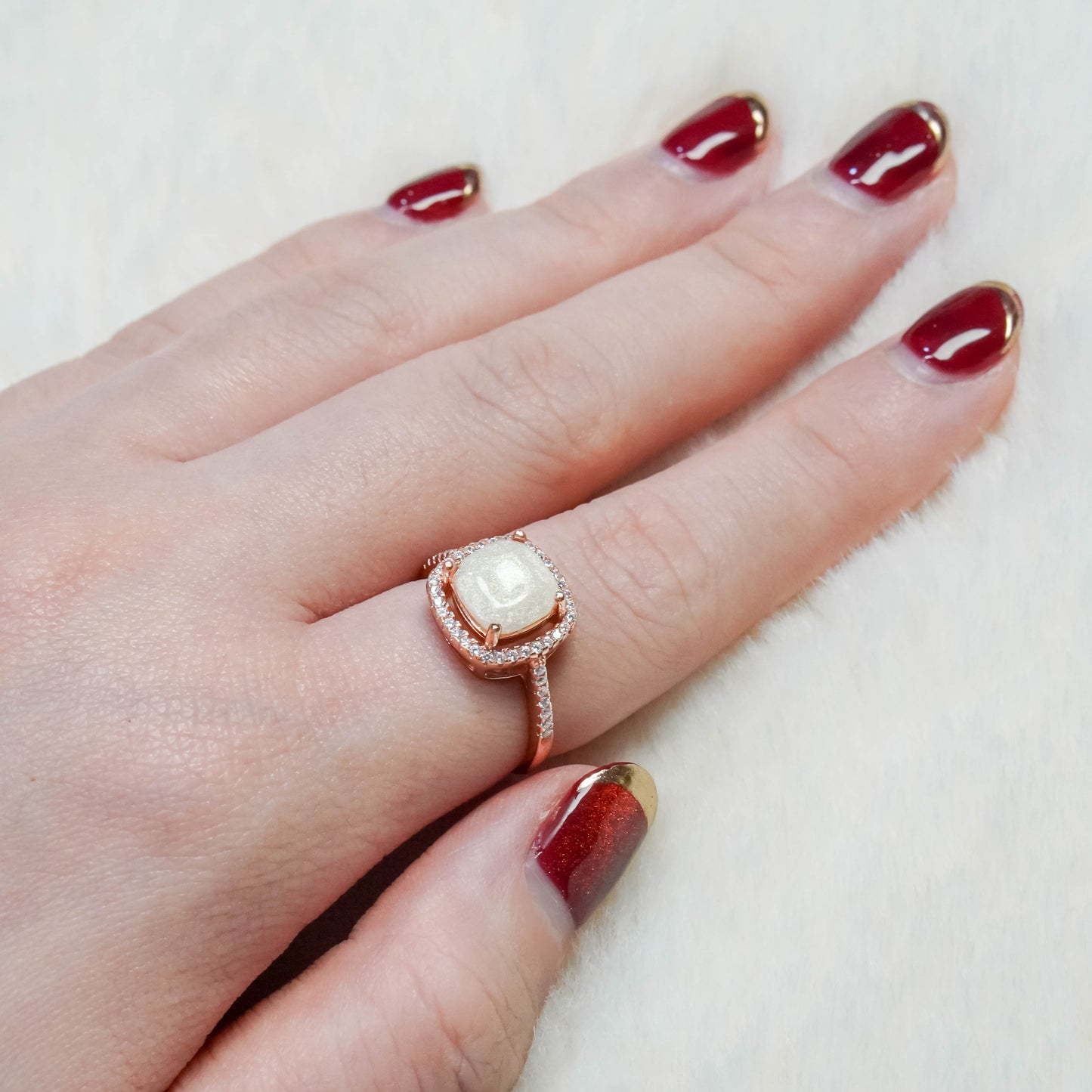 Princess Breastmilk Solitaire Ring