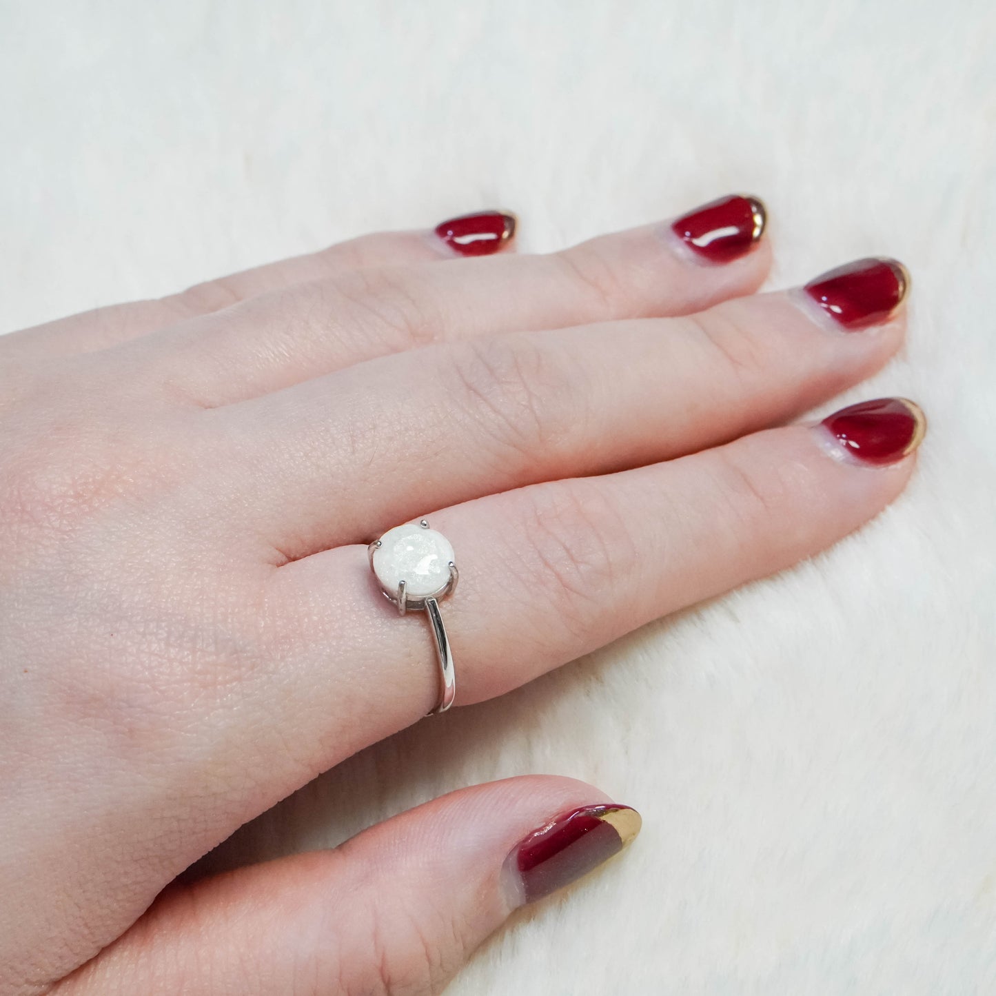 Pure Solitaire Breastmilk Ring