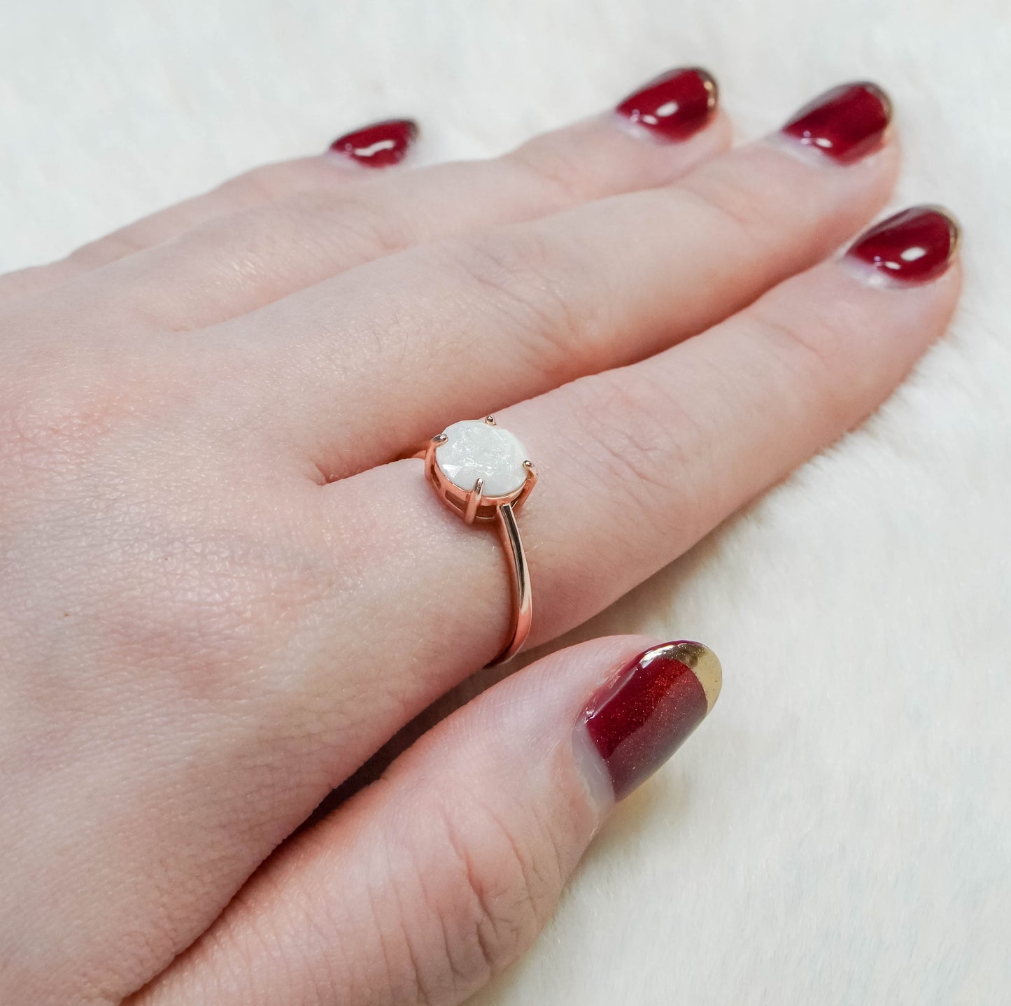 Pure Solitaire Breastmilk Ring