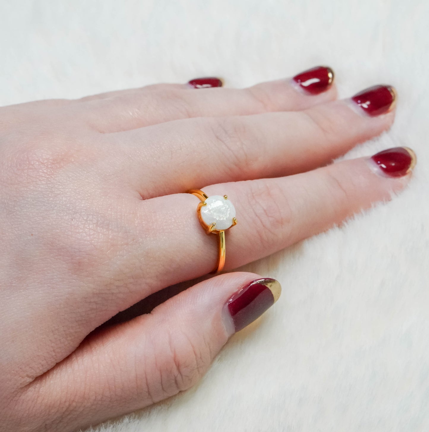 Pure Solitaire Breastmilk Ring