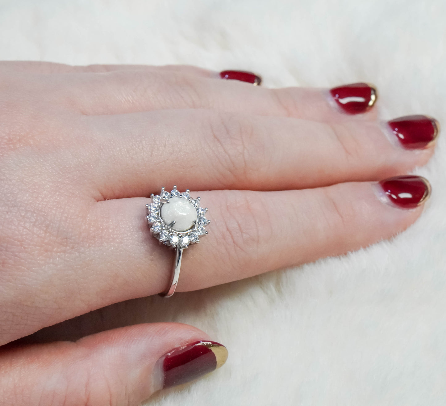 Stella Solitaire Breastmilk Ring