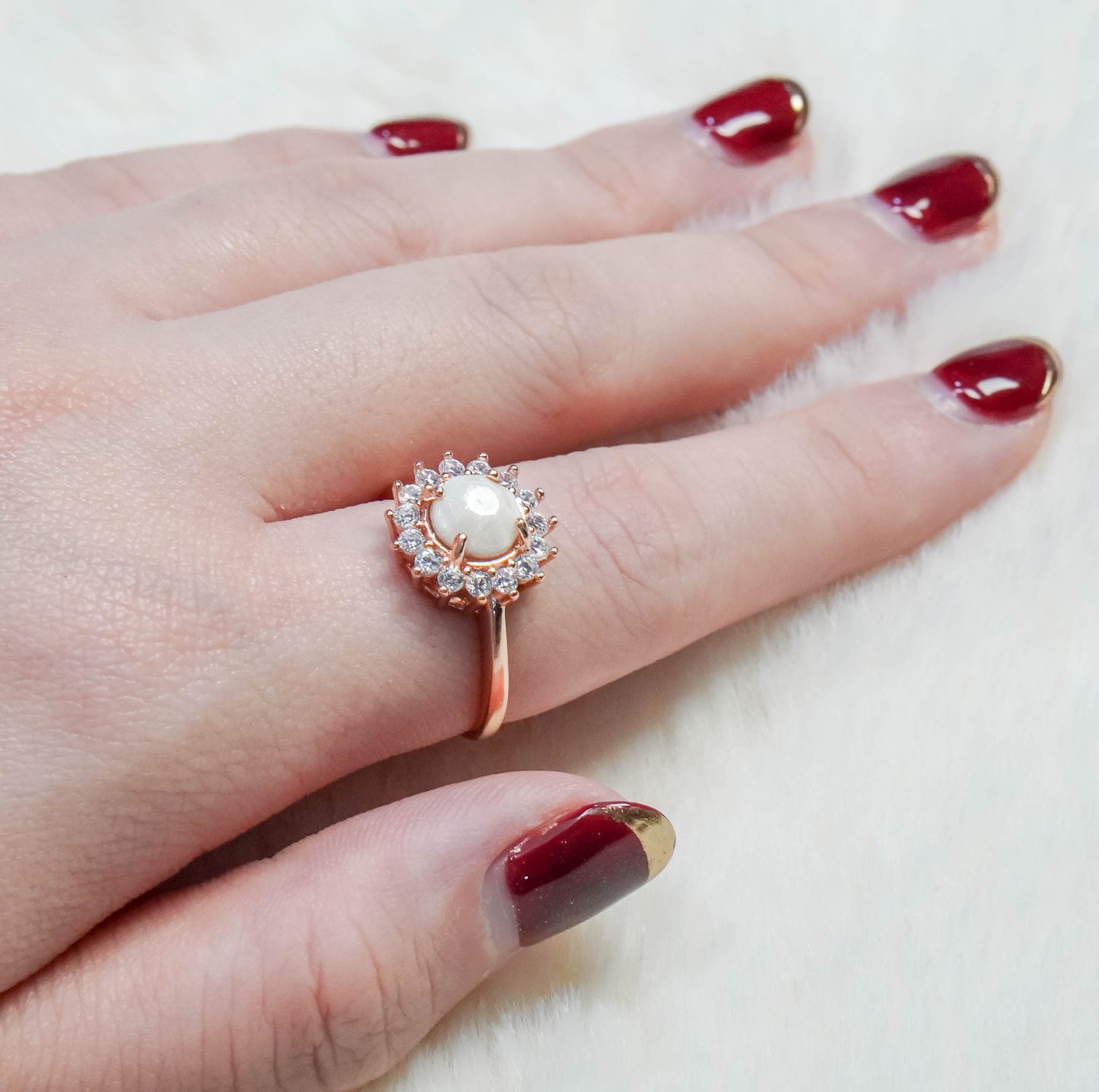 Stella Solitaire Breastmilk Ring