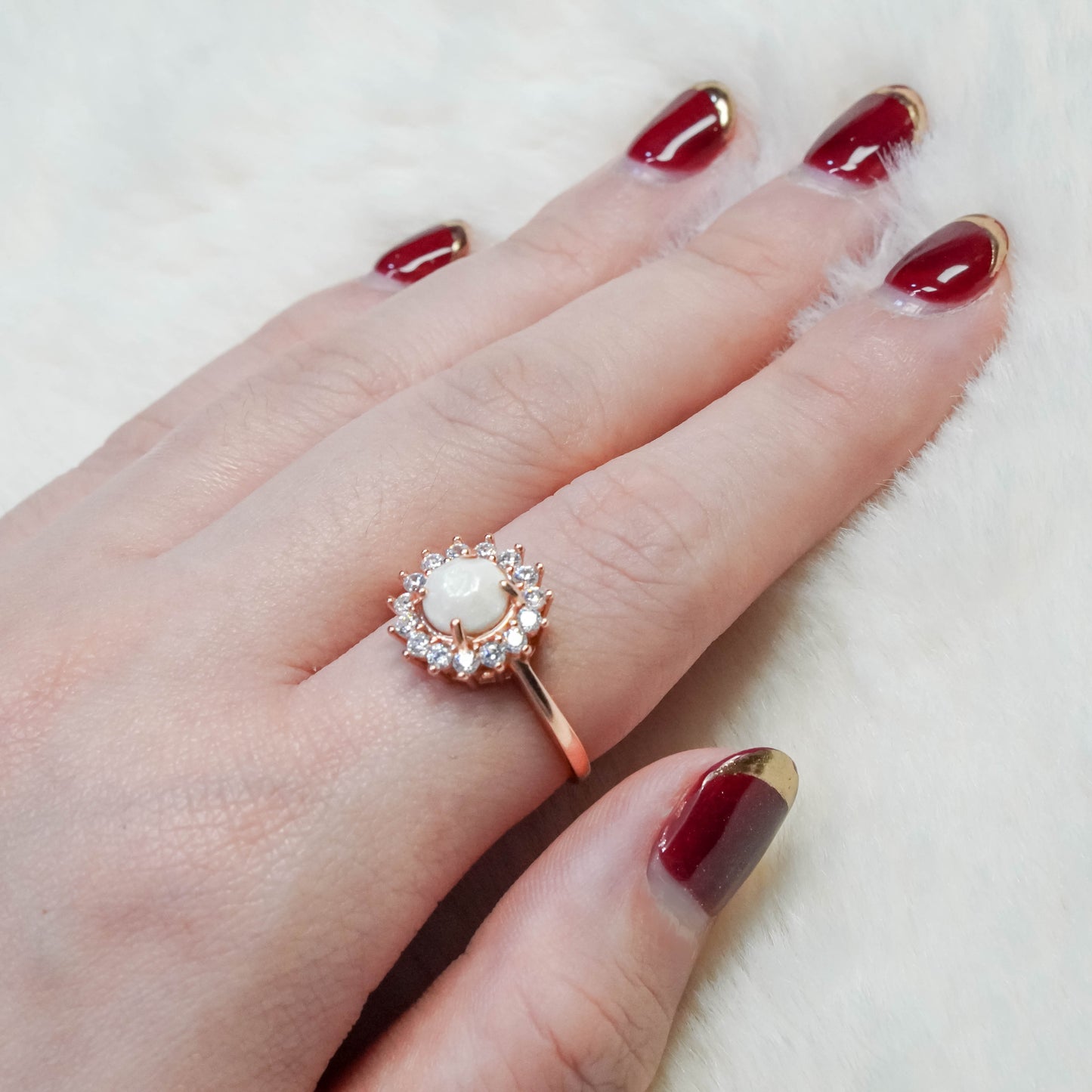 Stella Solitaire Breastmilk Ring