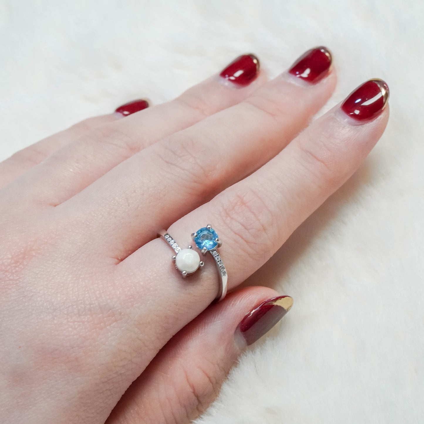 Signature Birthstone Breastmilk Ring