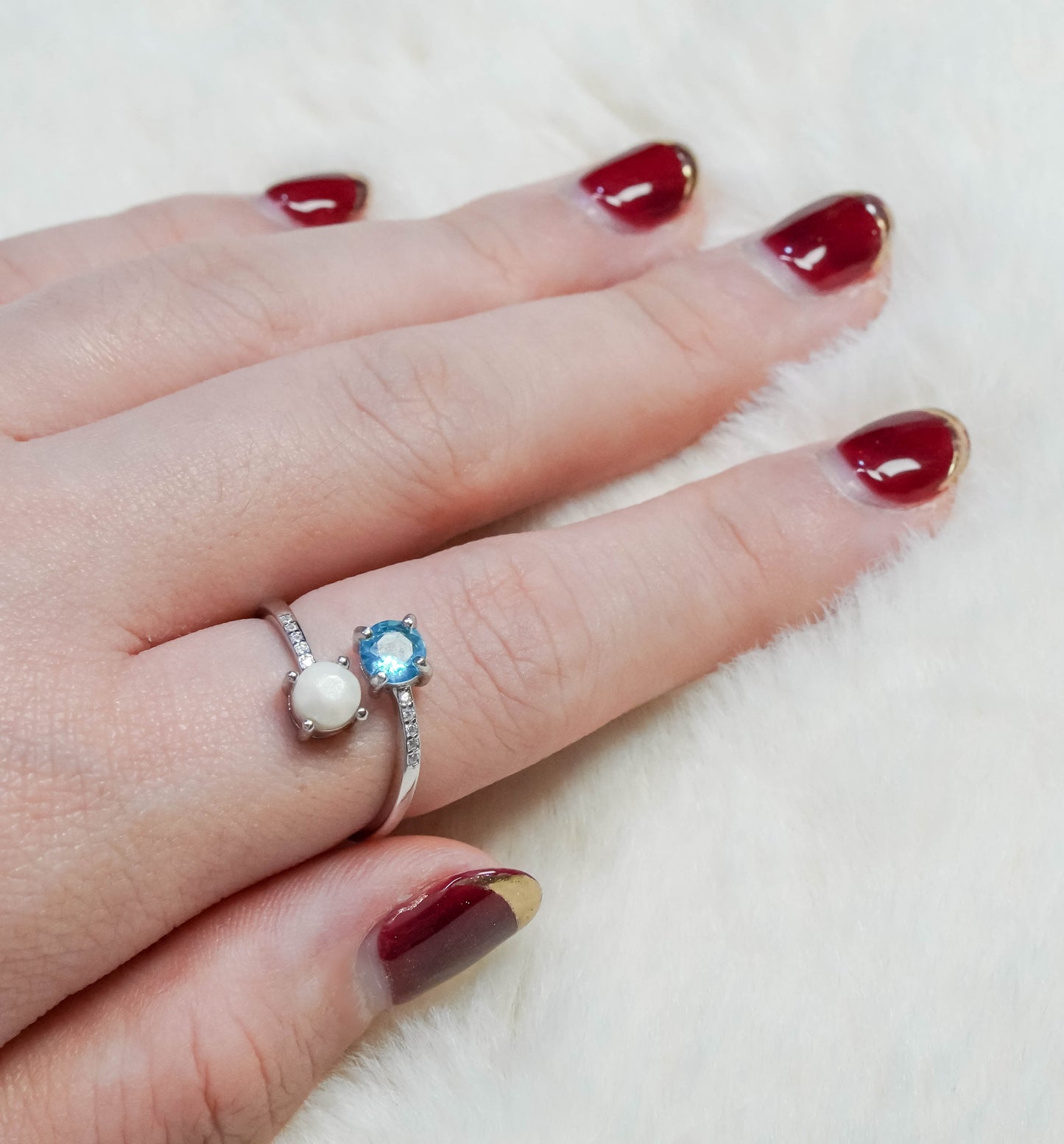 Signature Birthstone Breastmilk Ring