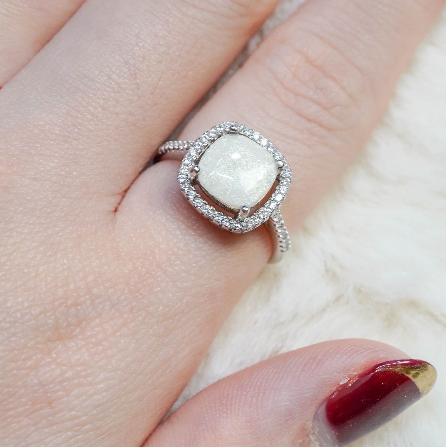 Princess Breastmilk Solitaire Ring