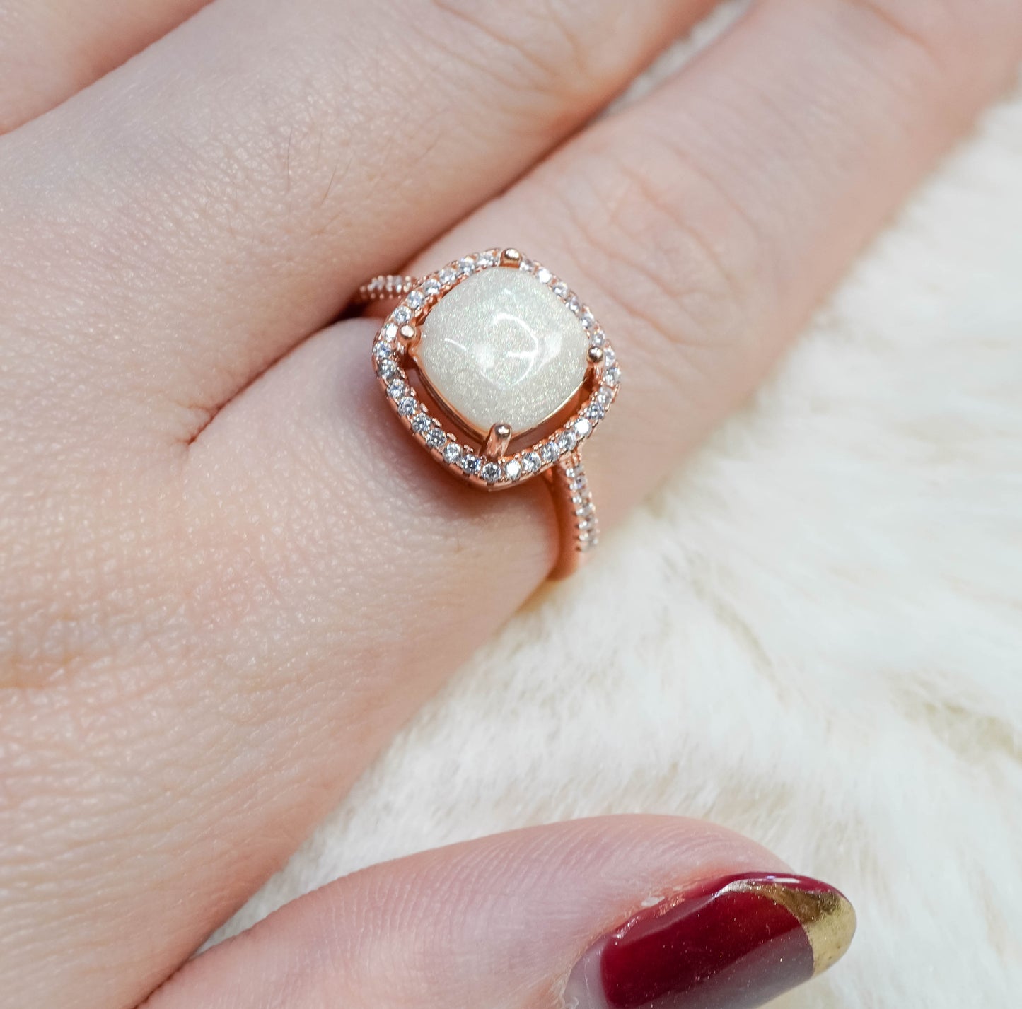 Princess Breastmilk Solitaire Ring