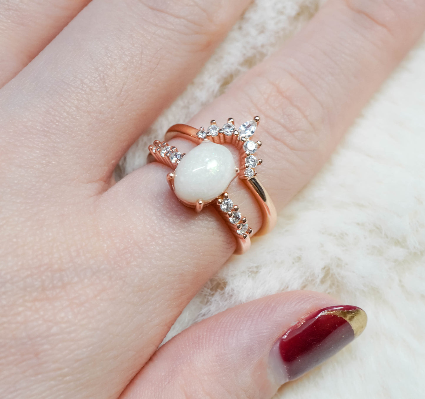 Auristelle Solitaire Breastmilk Ring