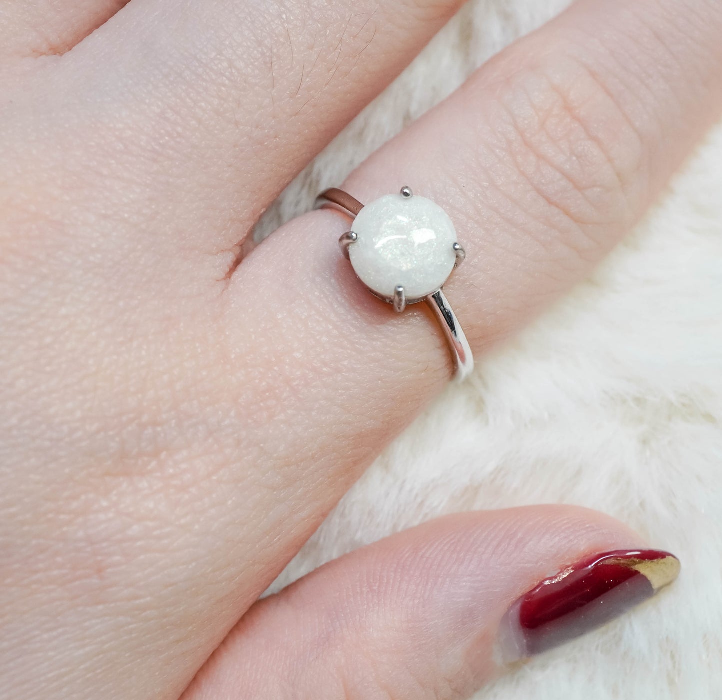 Pure Solitaire Breastmilk Ring