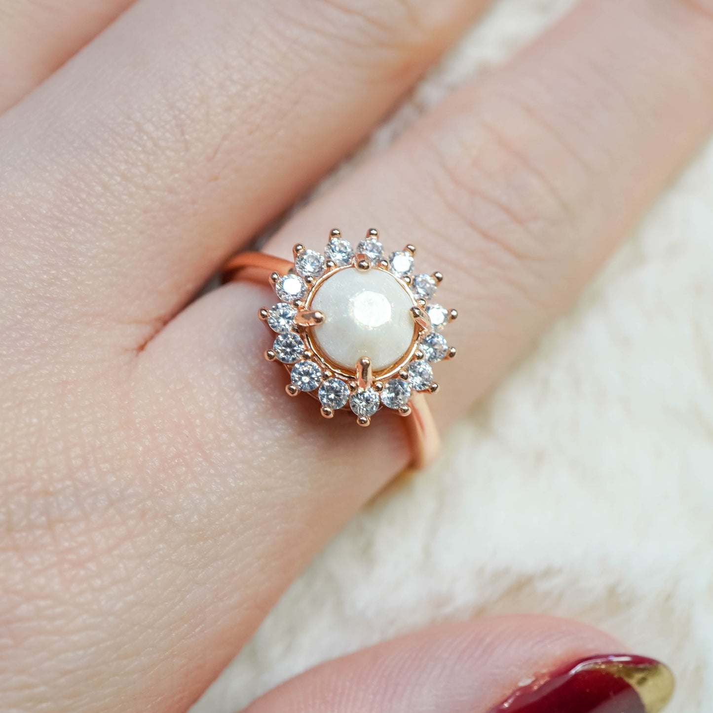 Stella Solitaire Breastmilk Ring