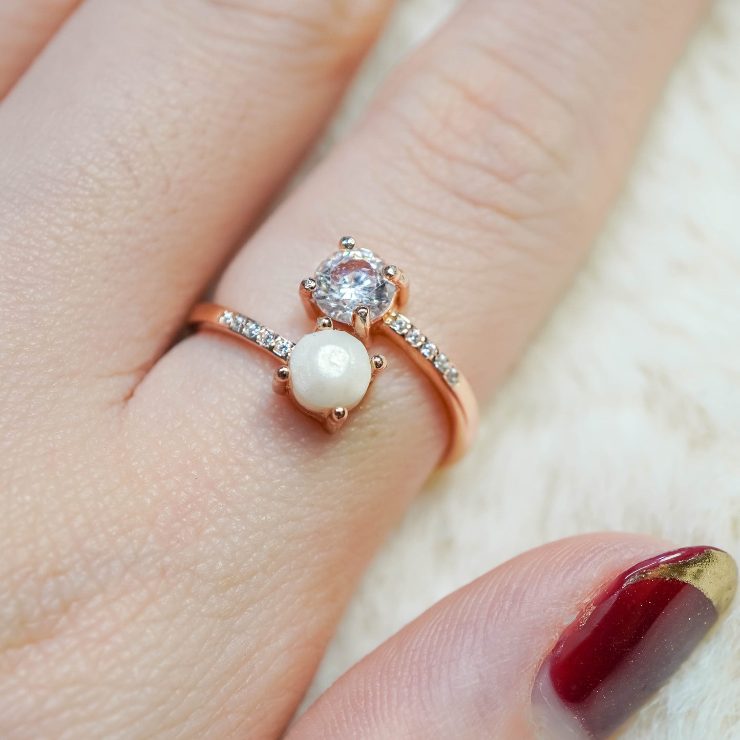 Signature Birthstone Breastmilk Ring