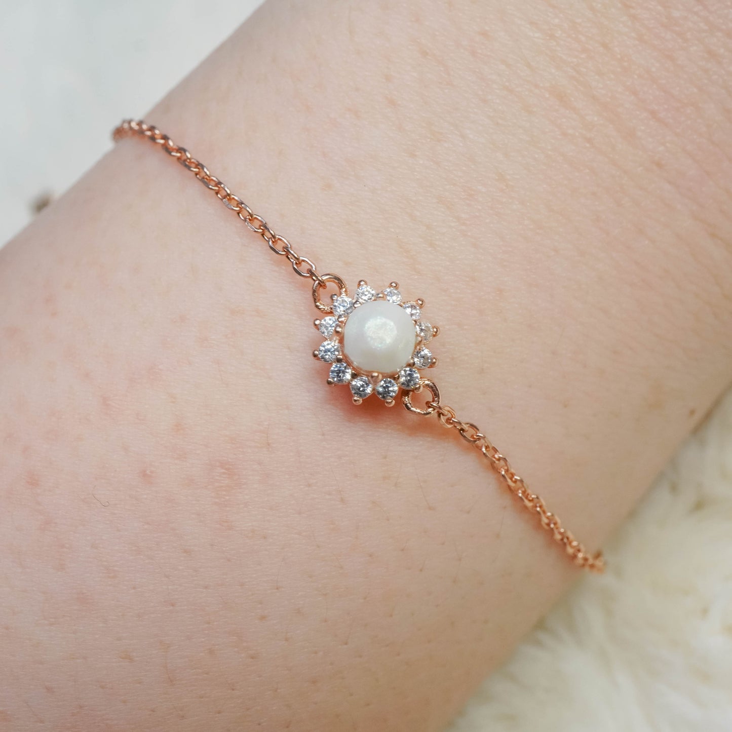 Stella Solitaire Breastmilk Bracelet