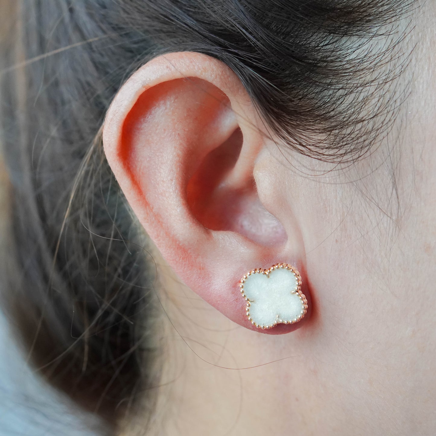 Fiora Breastmilk Ear Studs