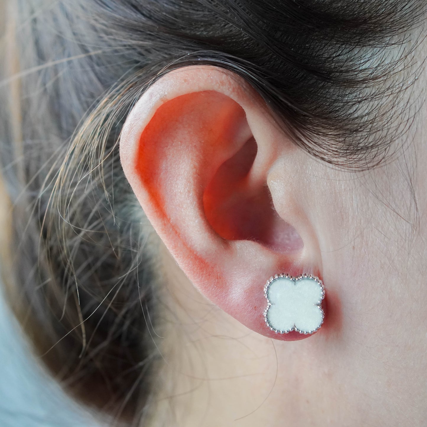 Fiora Breastmilk Ear Studs