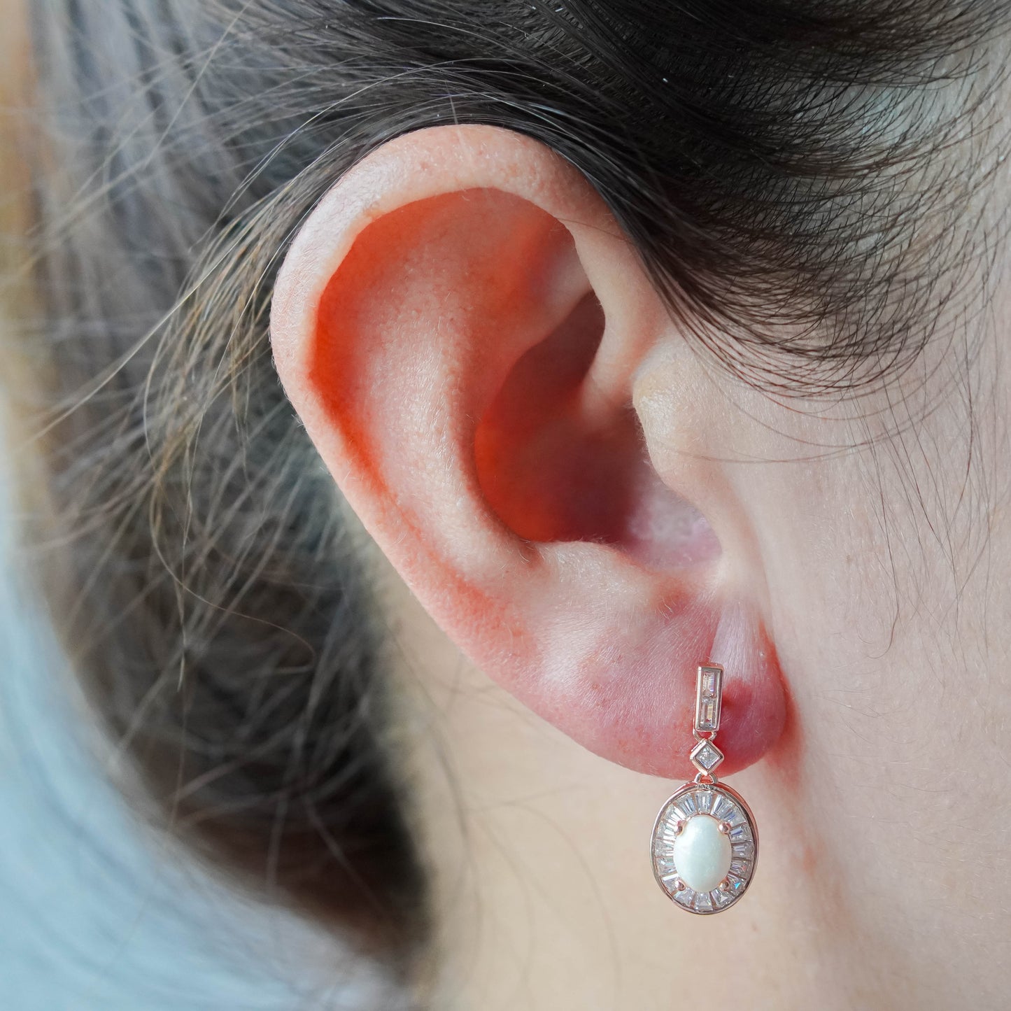 Belle Breastmilk Ear Rings
