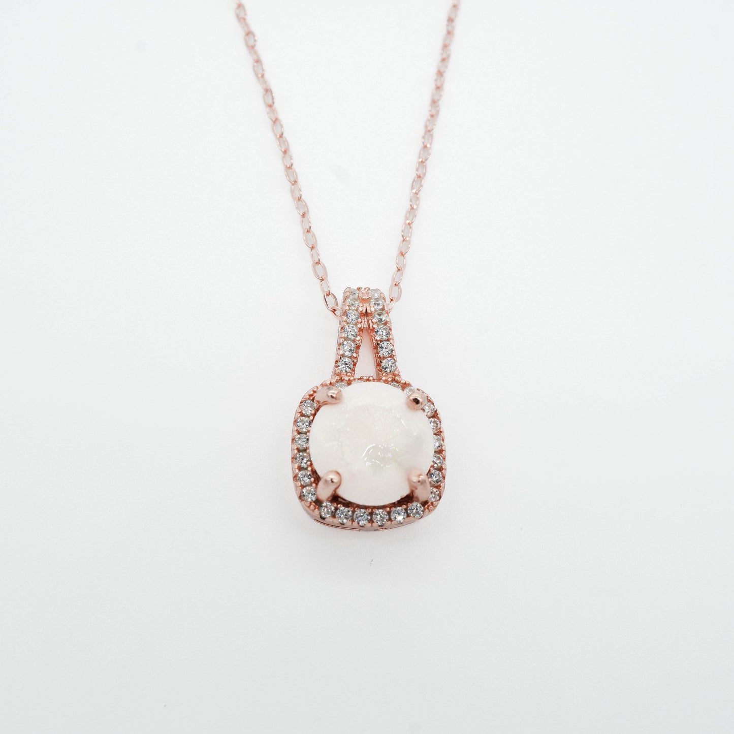 Princess Solitaire Breastmilk Pendant