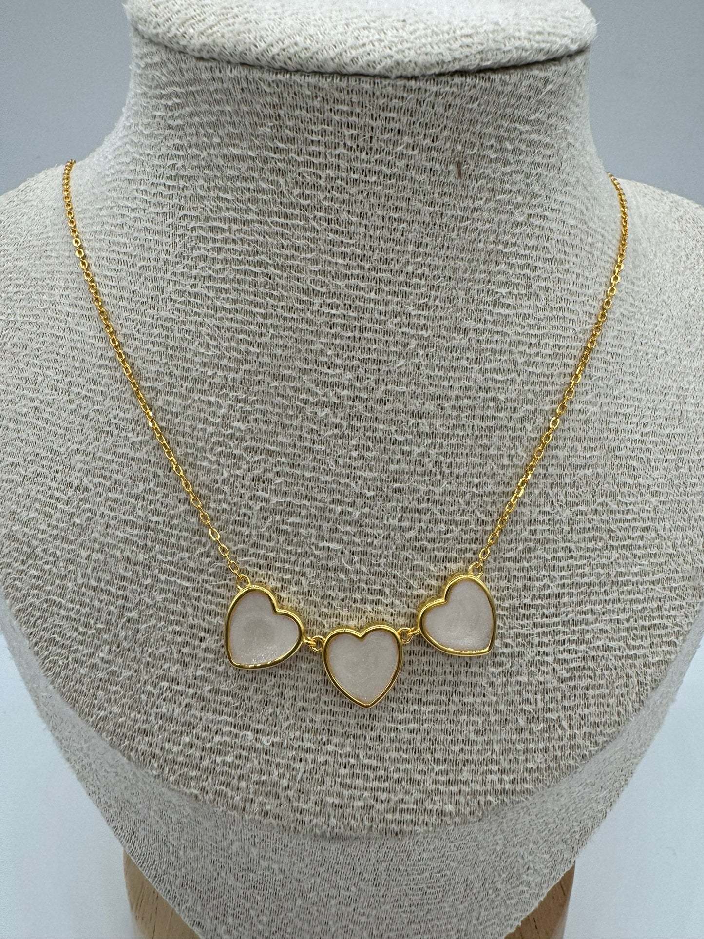 Trinity Heart Breastmilk Necklace