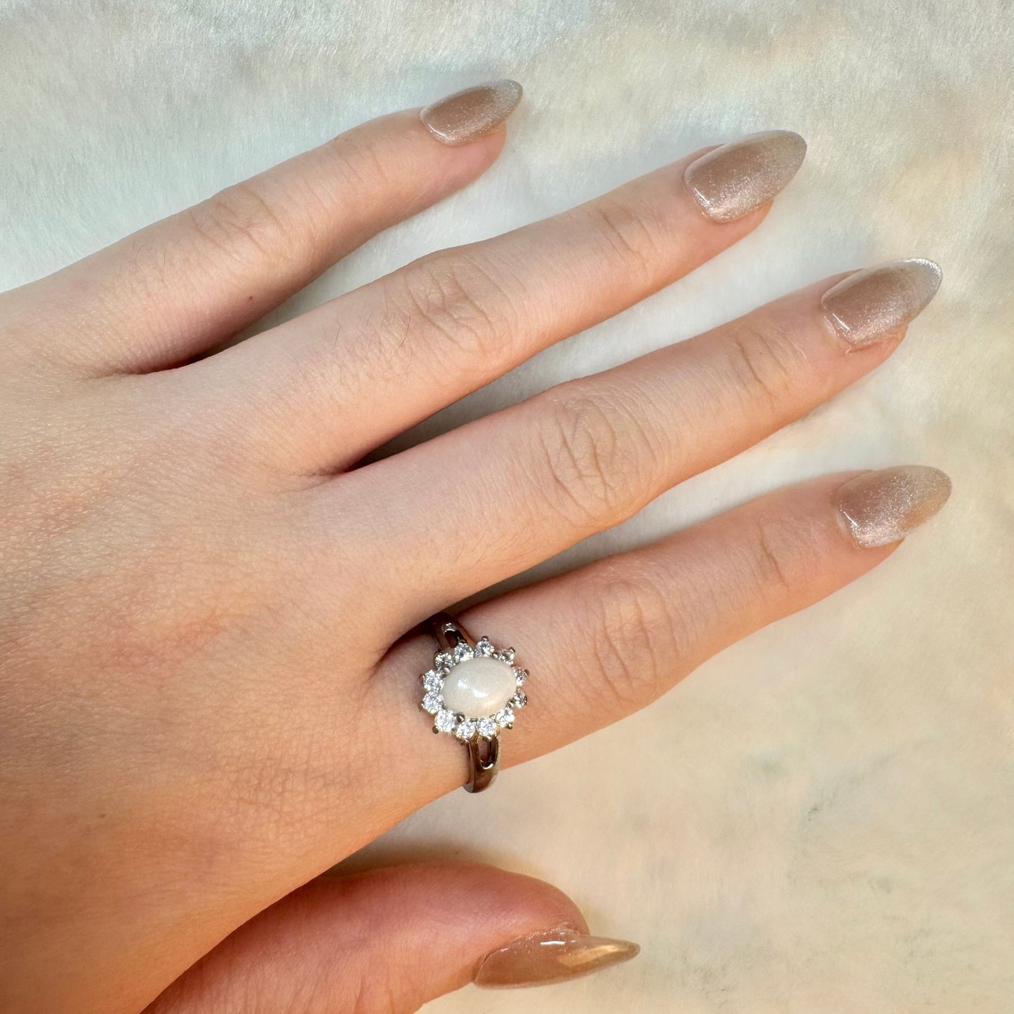 Starlight Breastmilk Ring (Stainless Steel)